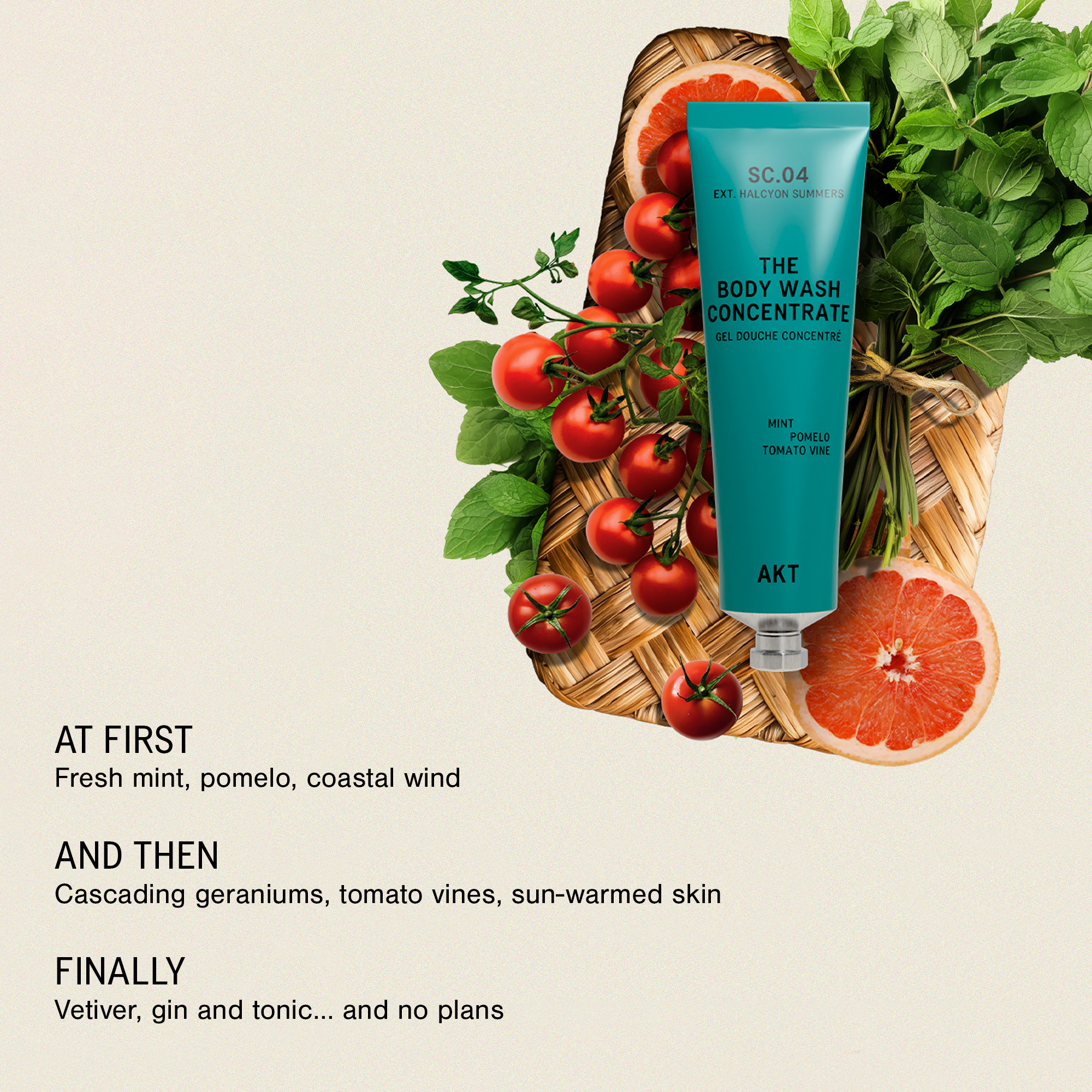 AKT London The Body Wash Concentrate - Halcyon Summers Sc.04