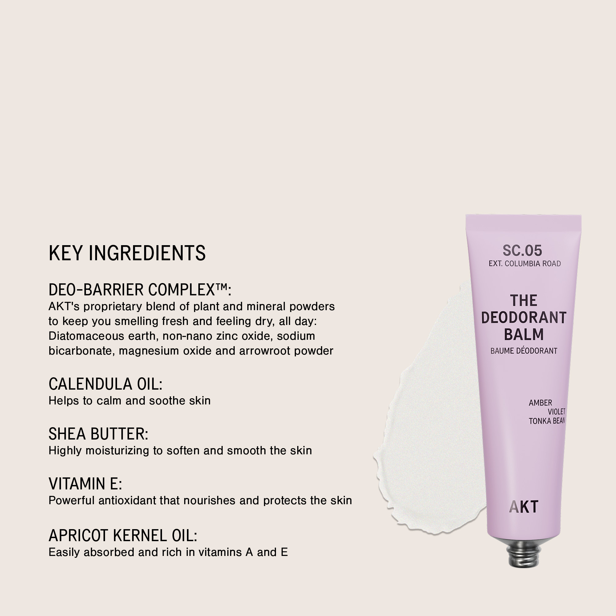 AKT London The Deodorant Balm - Columbia Road Sc.05