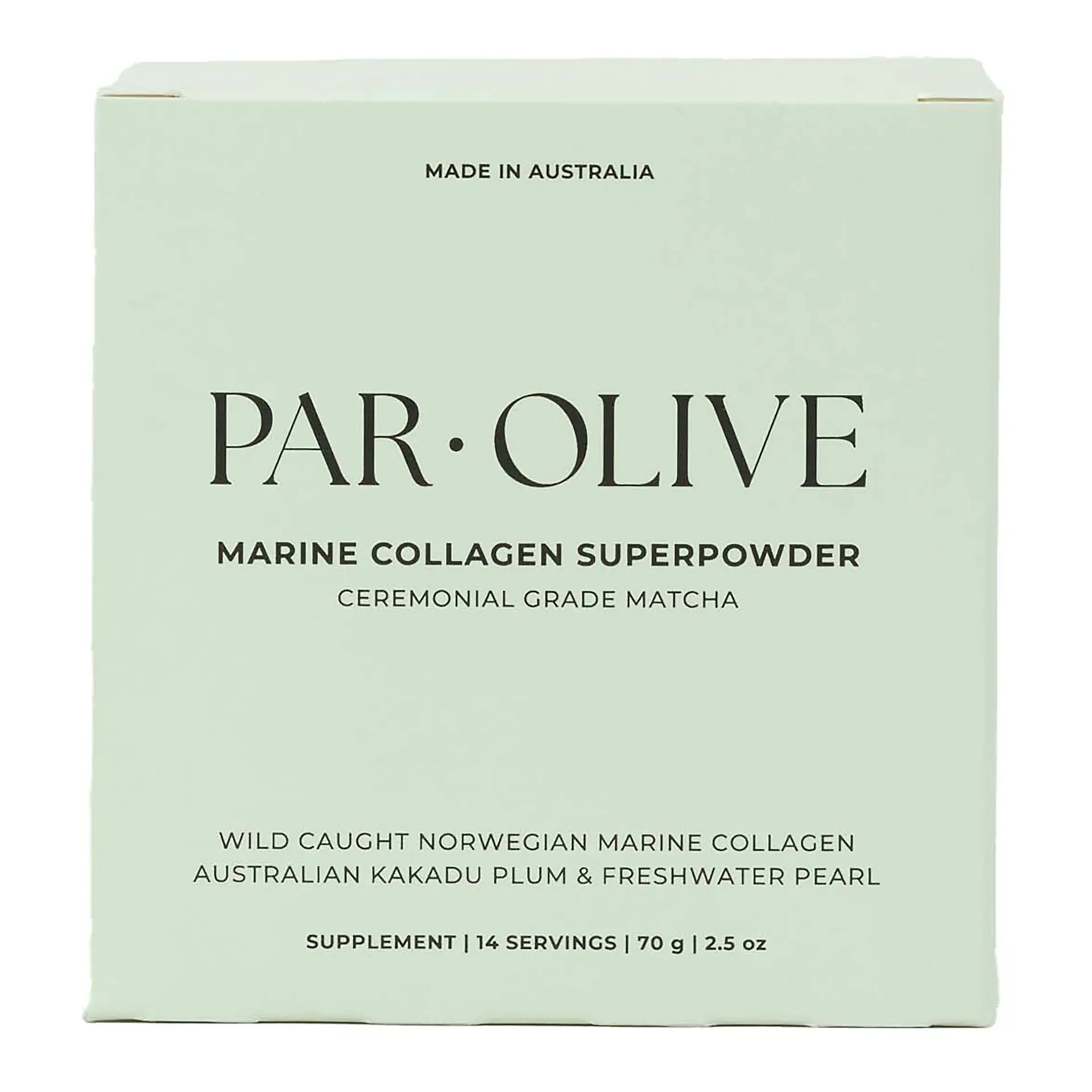 Par Olive PEARL Marine Collagen Travel Set (Japanese Matcha) - 14 Serves
