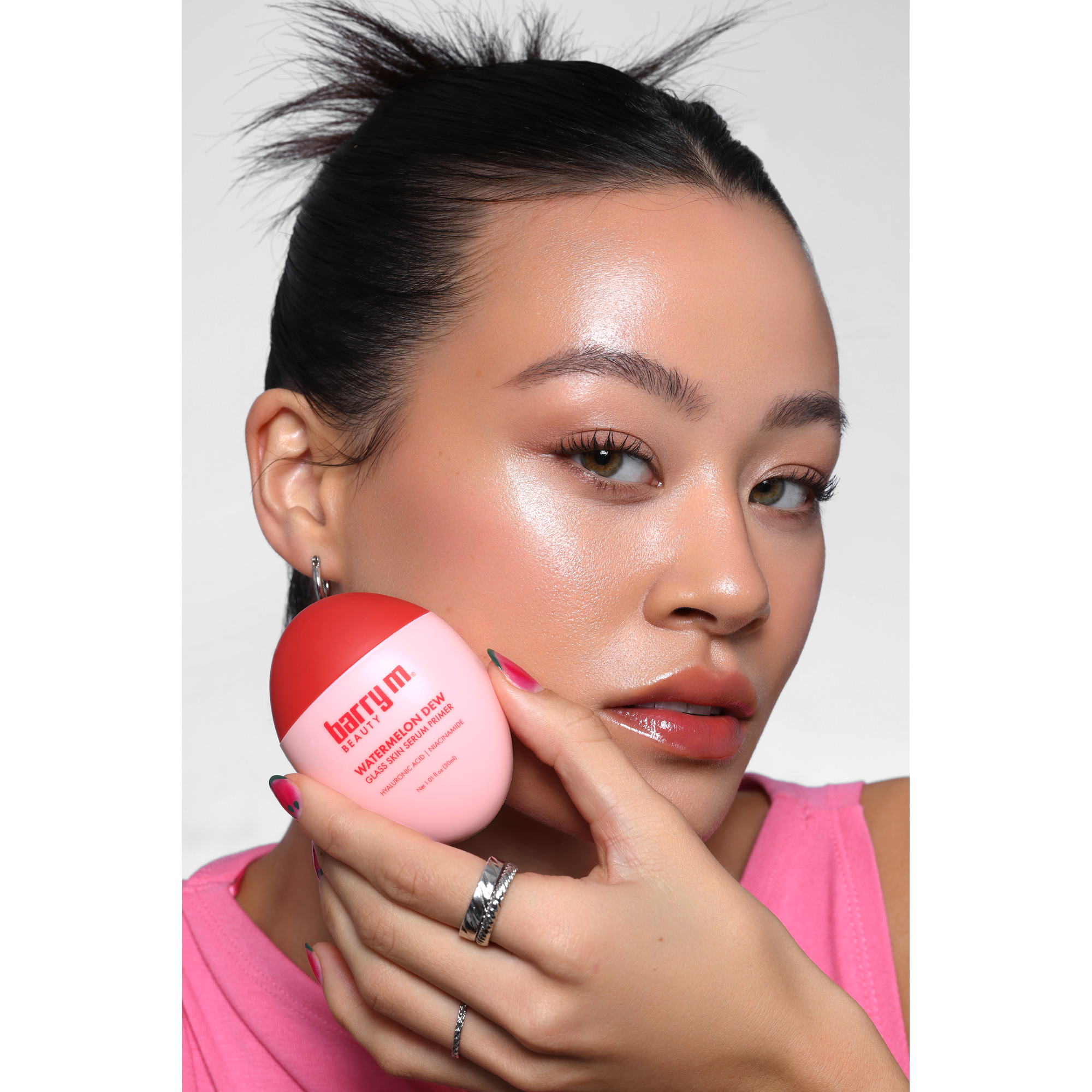 Barry M Watermelon Dew Glass Skin Serum Primer