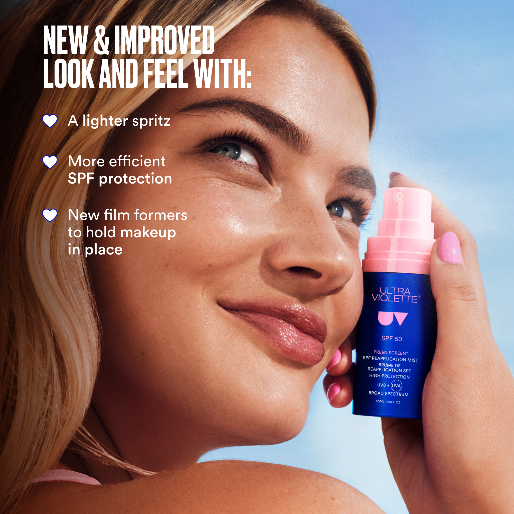 Ultra Violette Preen Screen SPF 50 Reapplication Mist 50ml