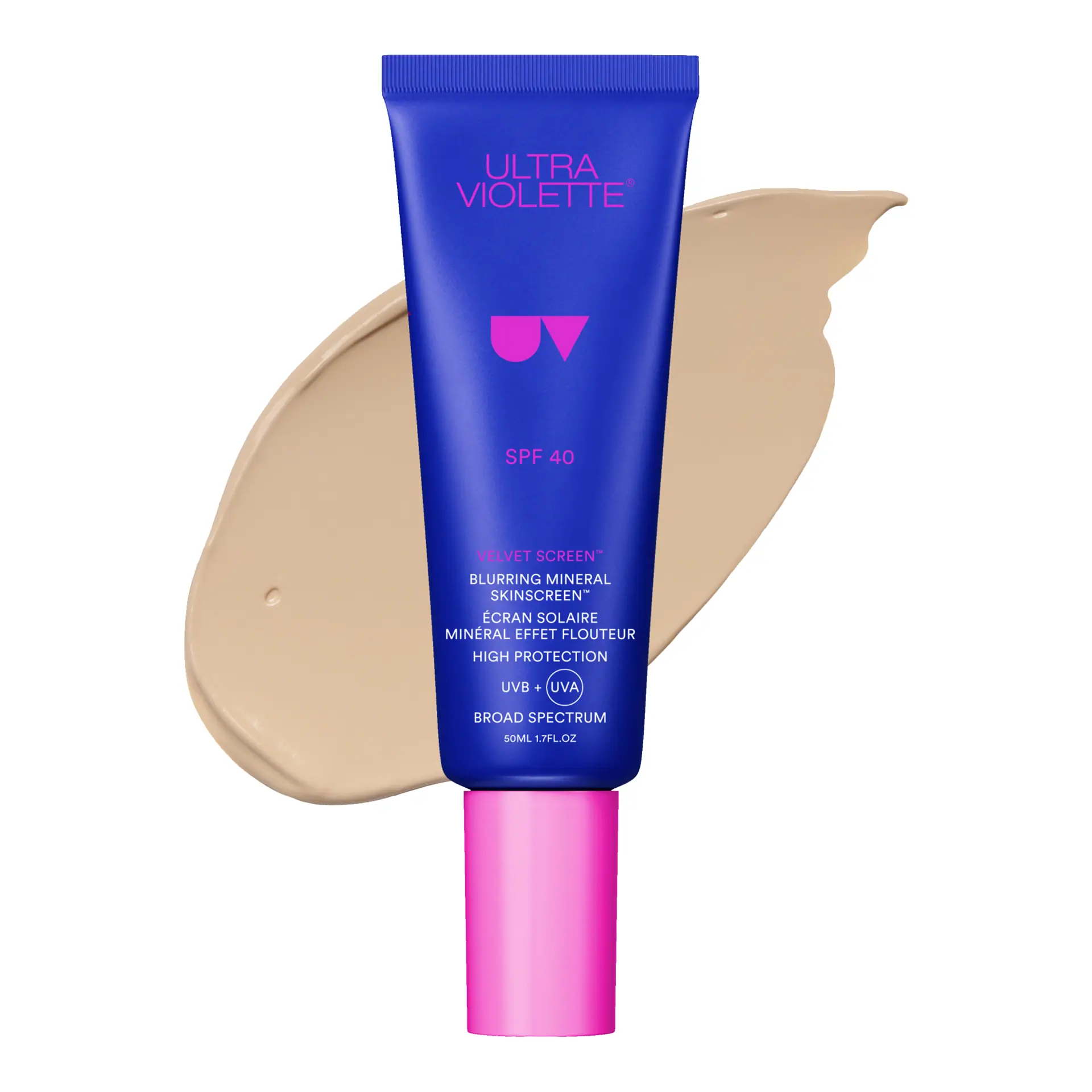 Ultra Violette Velvet Screen SPF 40 Blurring Mineral SKINSCREEN™ 50mL