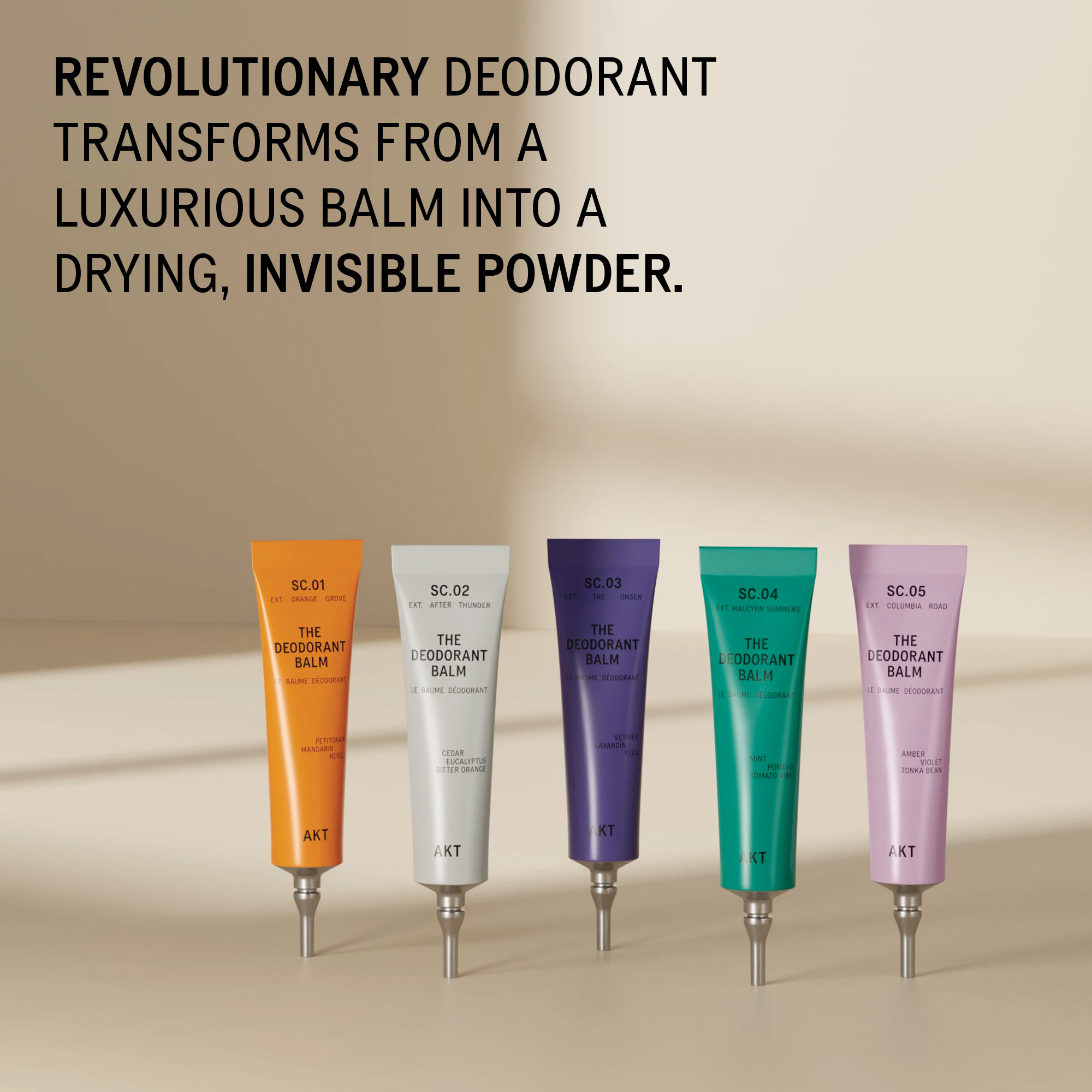 AKT London The Discovery Set - Mini Deodorant Balm Set
