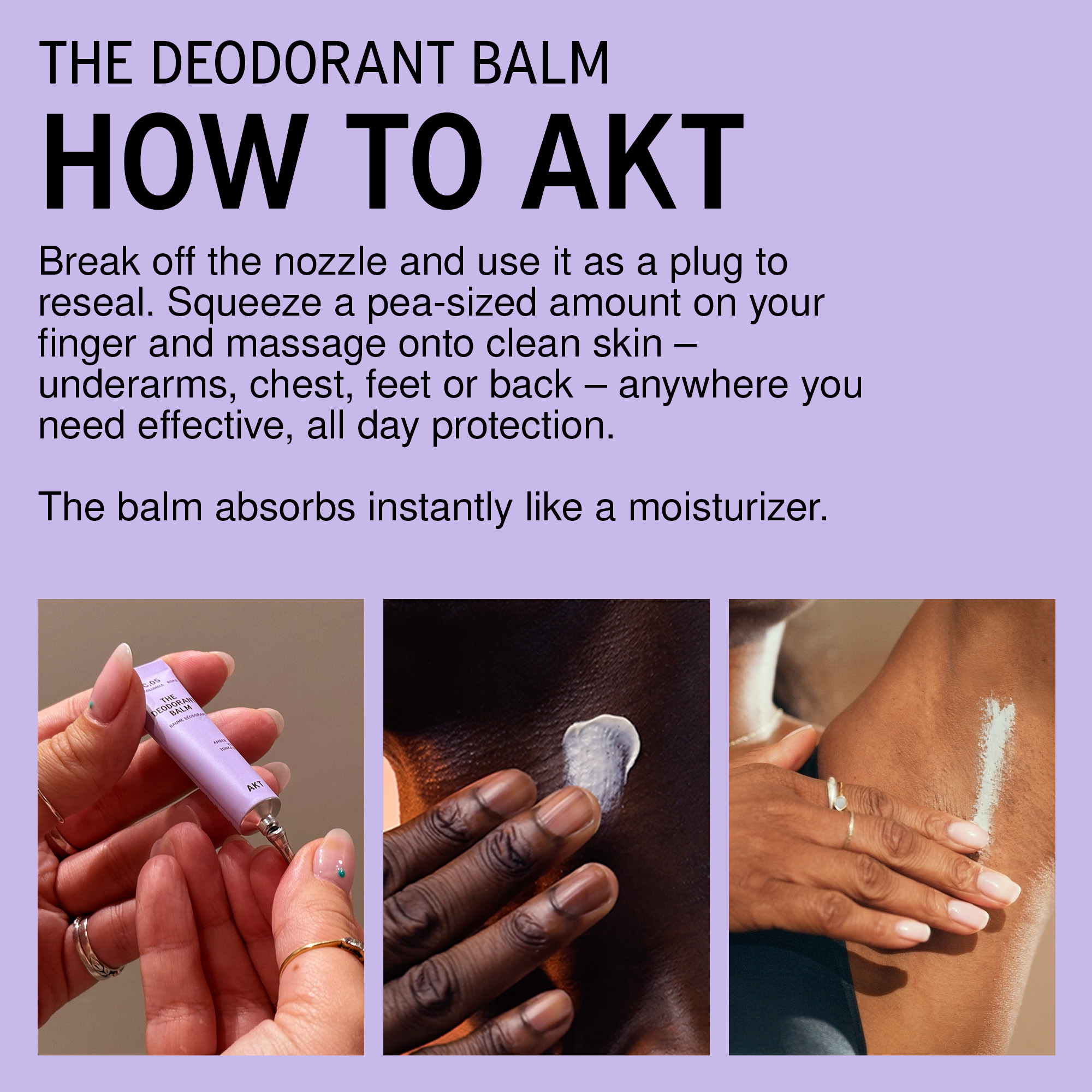 AKT London The Discovery Set - Mini Deodorant Balm Set