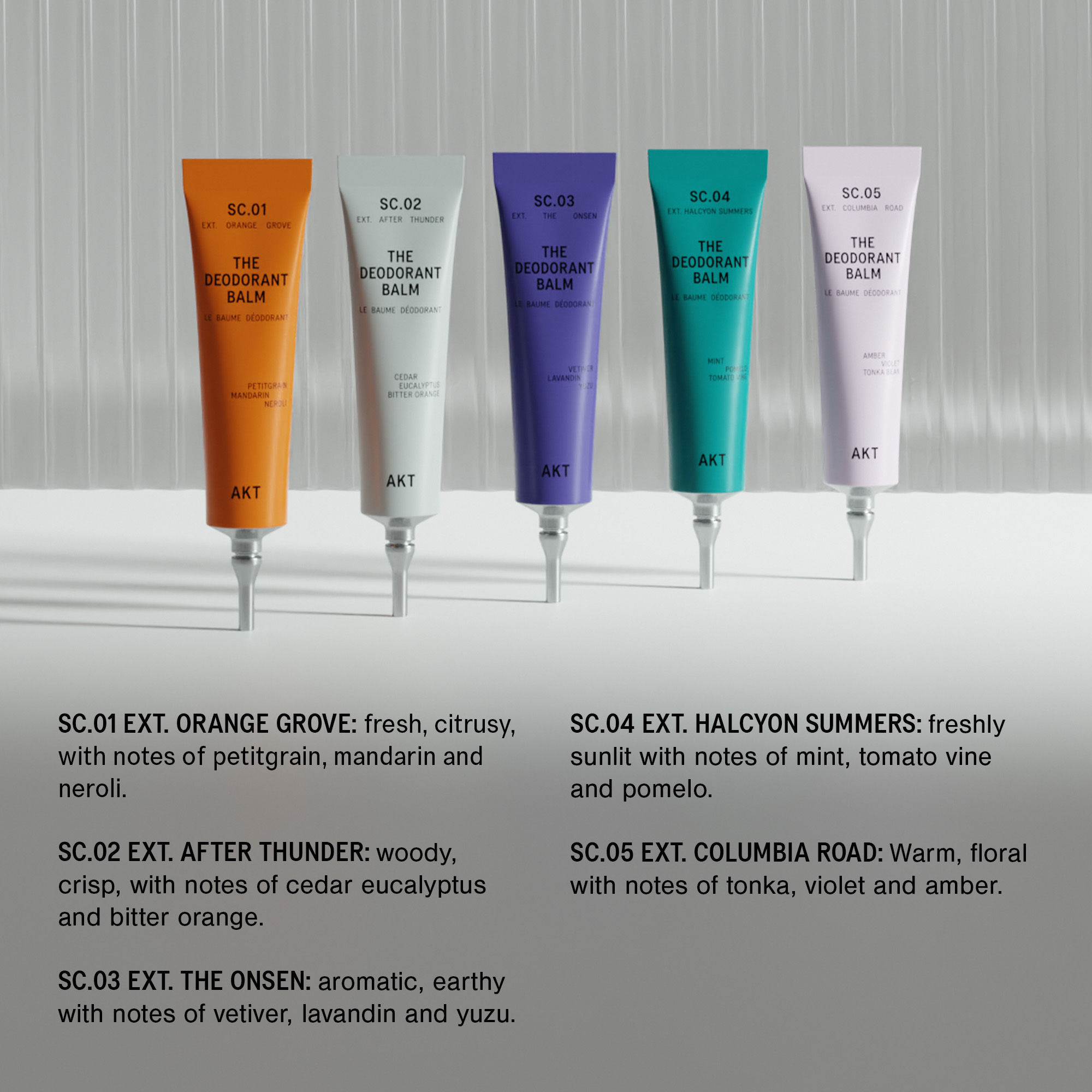 AKT London The Discovery Set - Mini Deodorant Balm Set