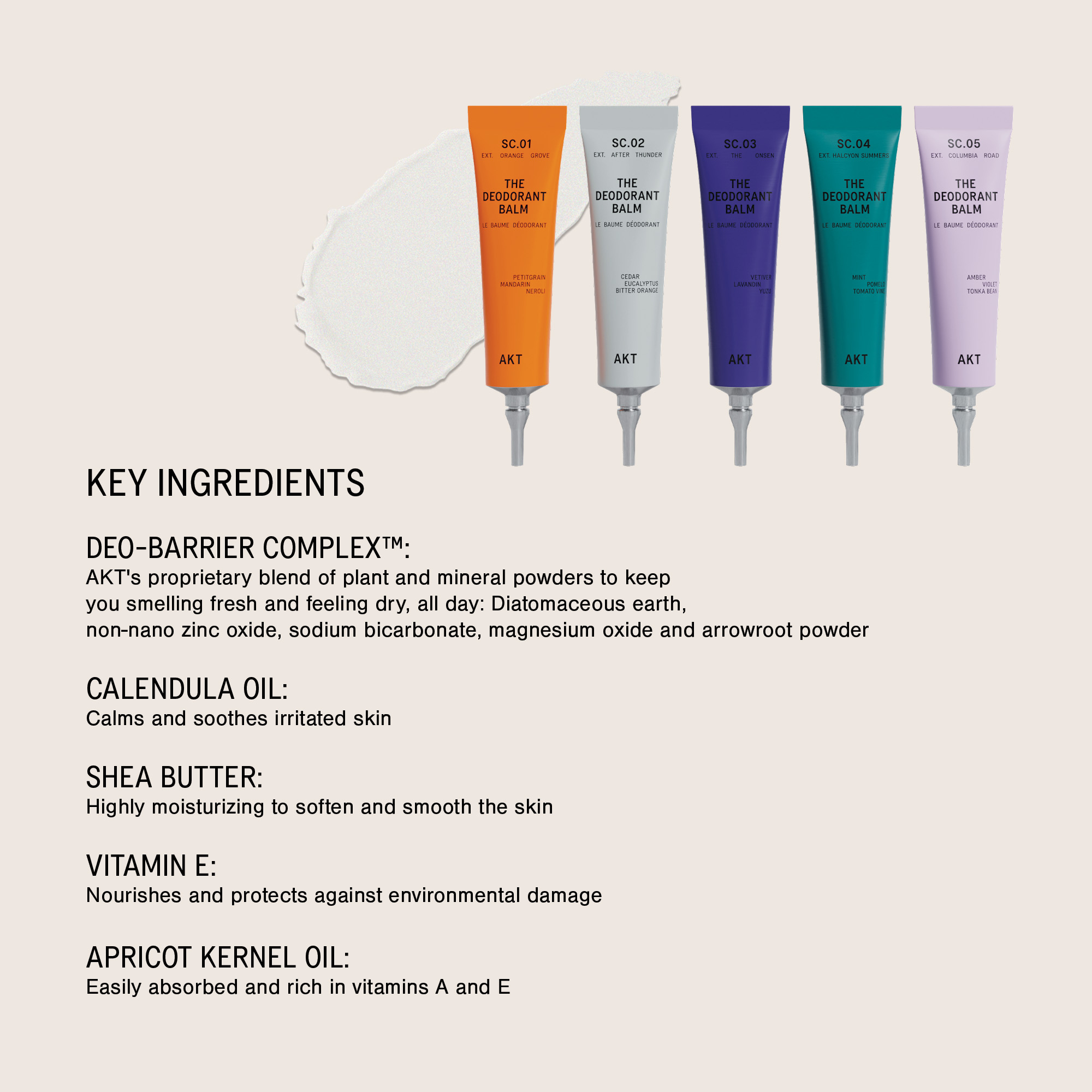 AKT London The Discovery Set - Mini Deodorant Balm Set