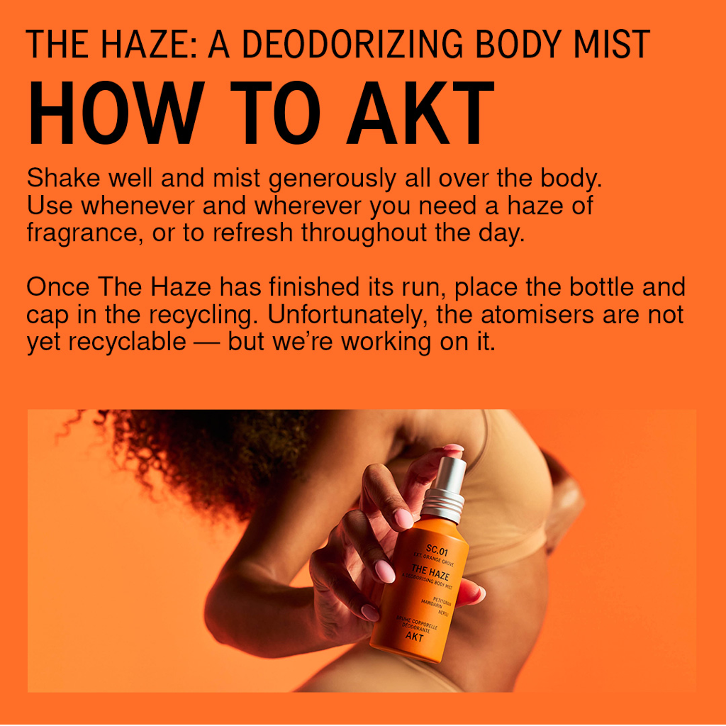 AKT London The Haze Body Deodorizing Mist