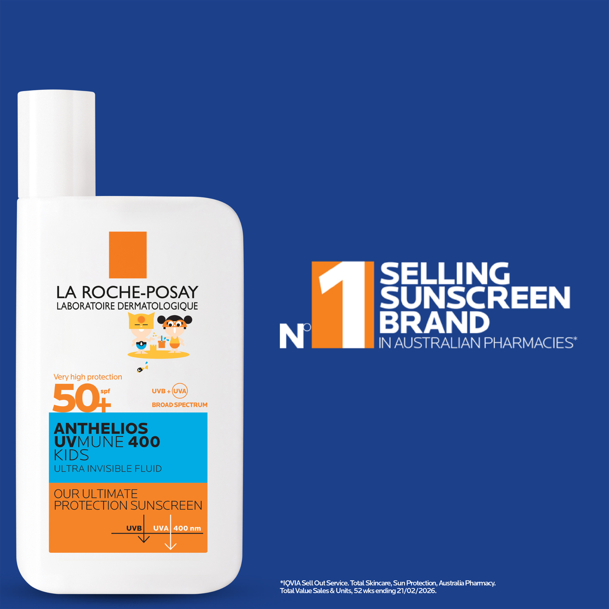 La Roche-Posay Anthelios UVMUNE 400 Ultra Invisible Kids Fluid 50+