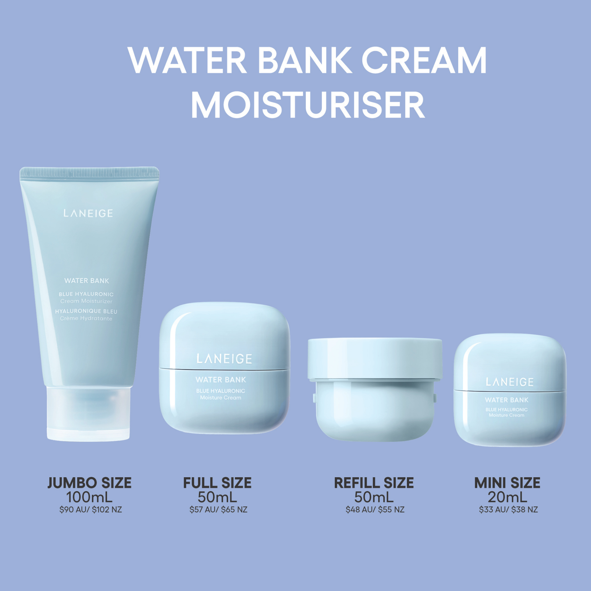 Laneige Water Bank Cream Jumbo 100ml