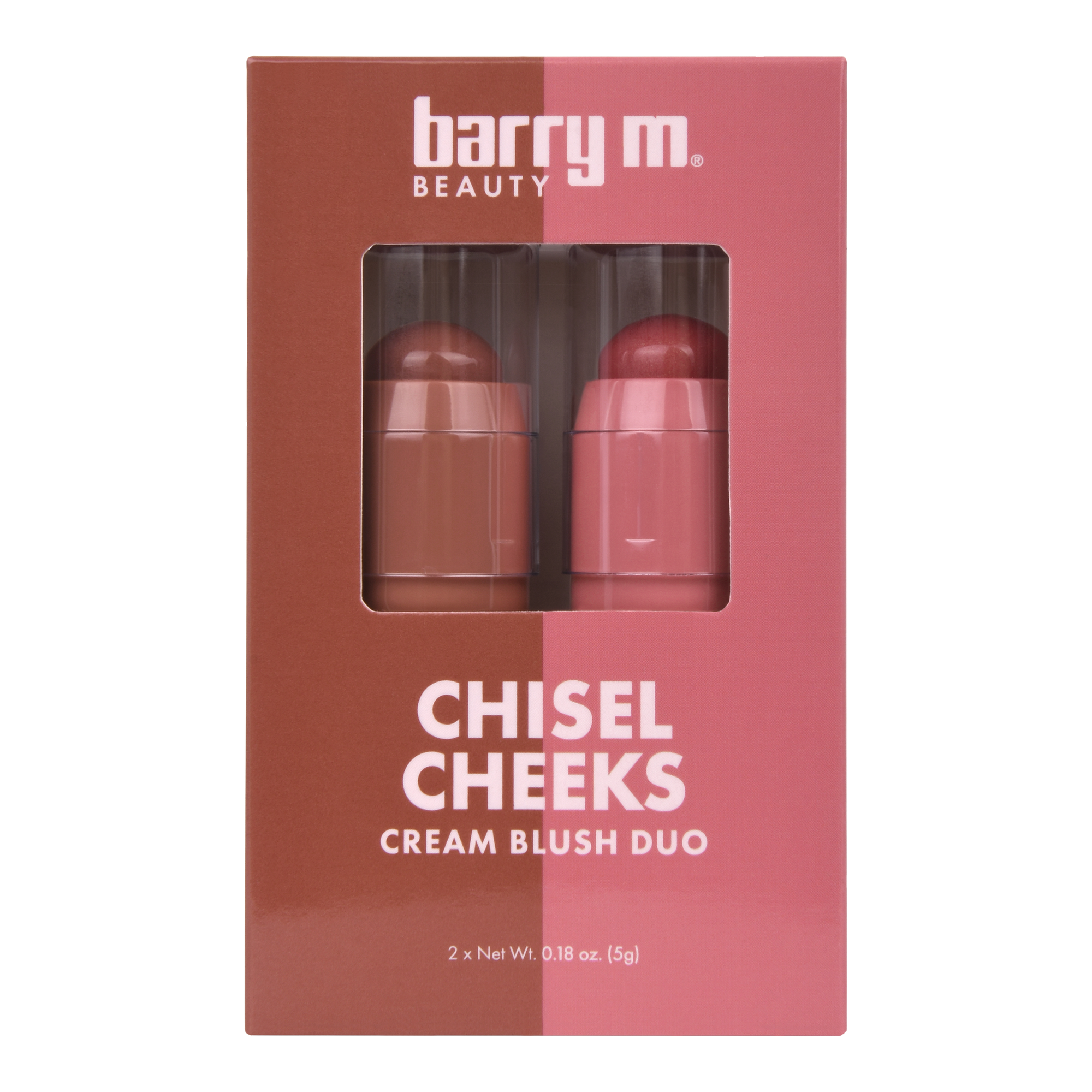 Barry M Chisel Cheeks Blush Cream Sticks 2 Piece Set