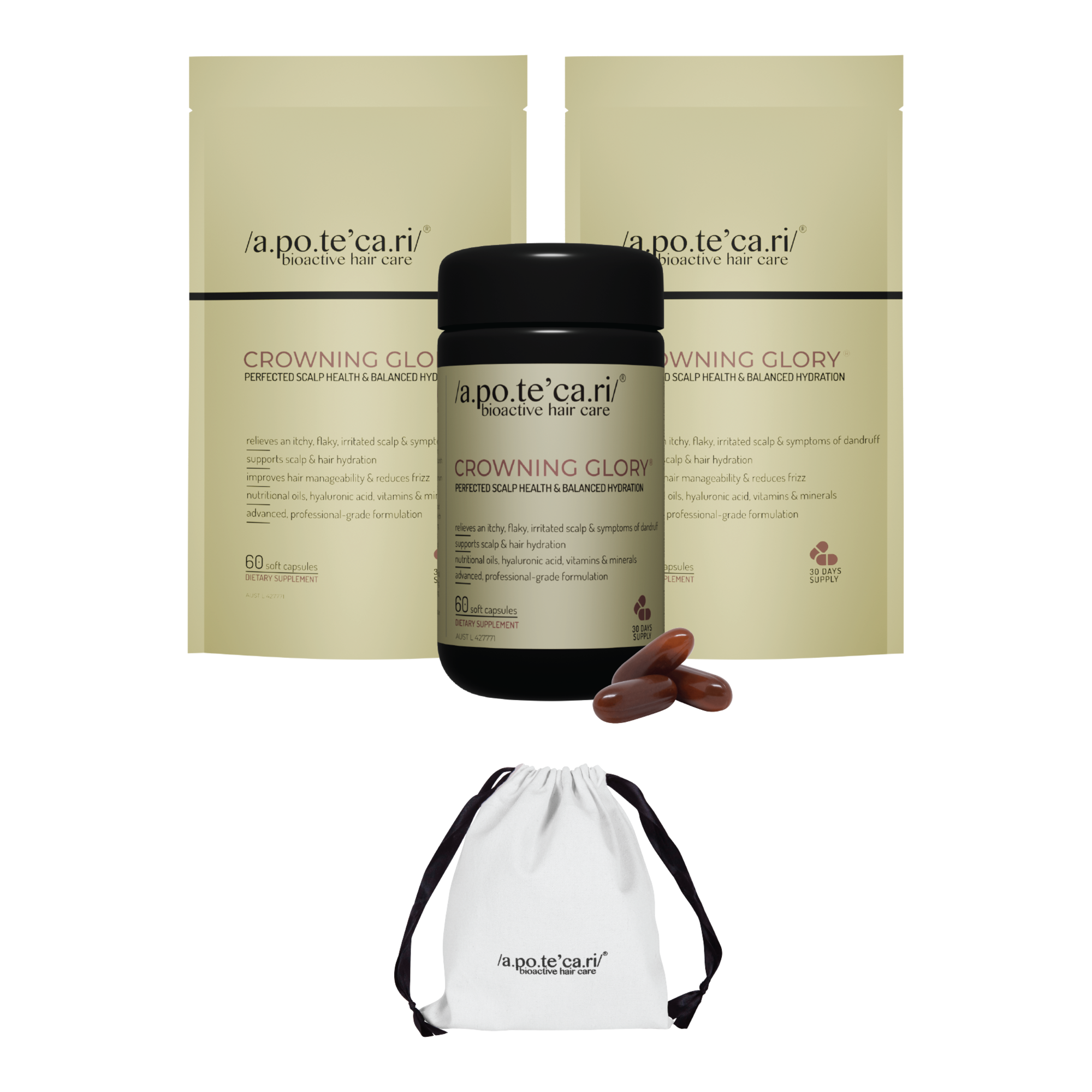 Apotecari Crowning Glory 90 Day Kit