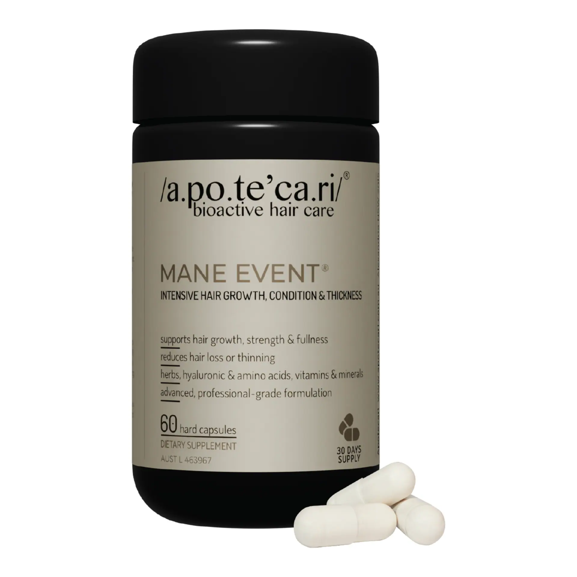 Apotecari Mane Event 30 Day Bottle