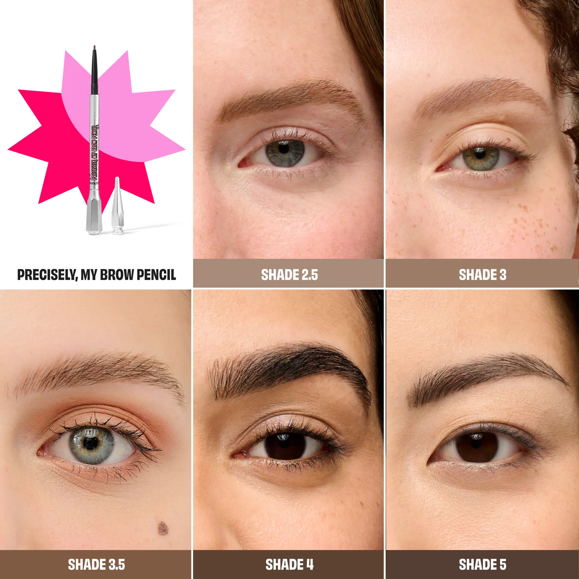 Benefit Cosmetics The Brow Booth Shade 4 Set
