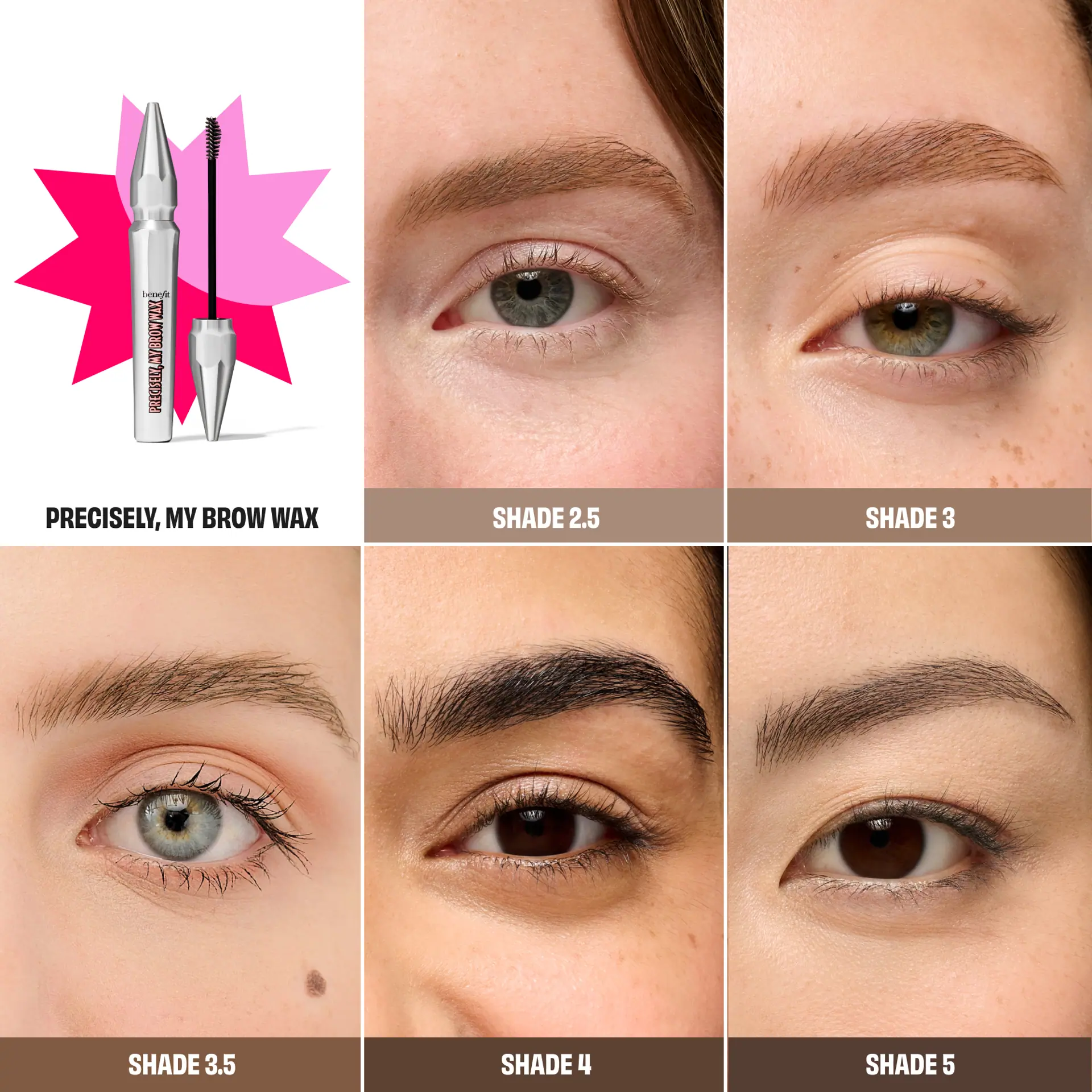 Benefit Cosmetics The Brow Booth Shade 4 Set