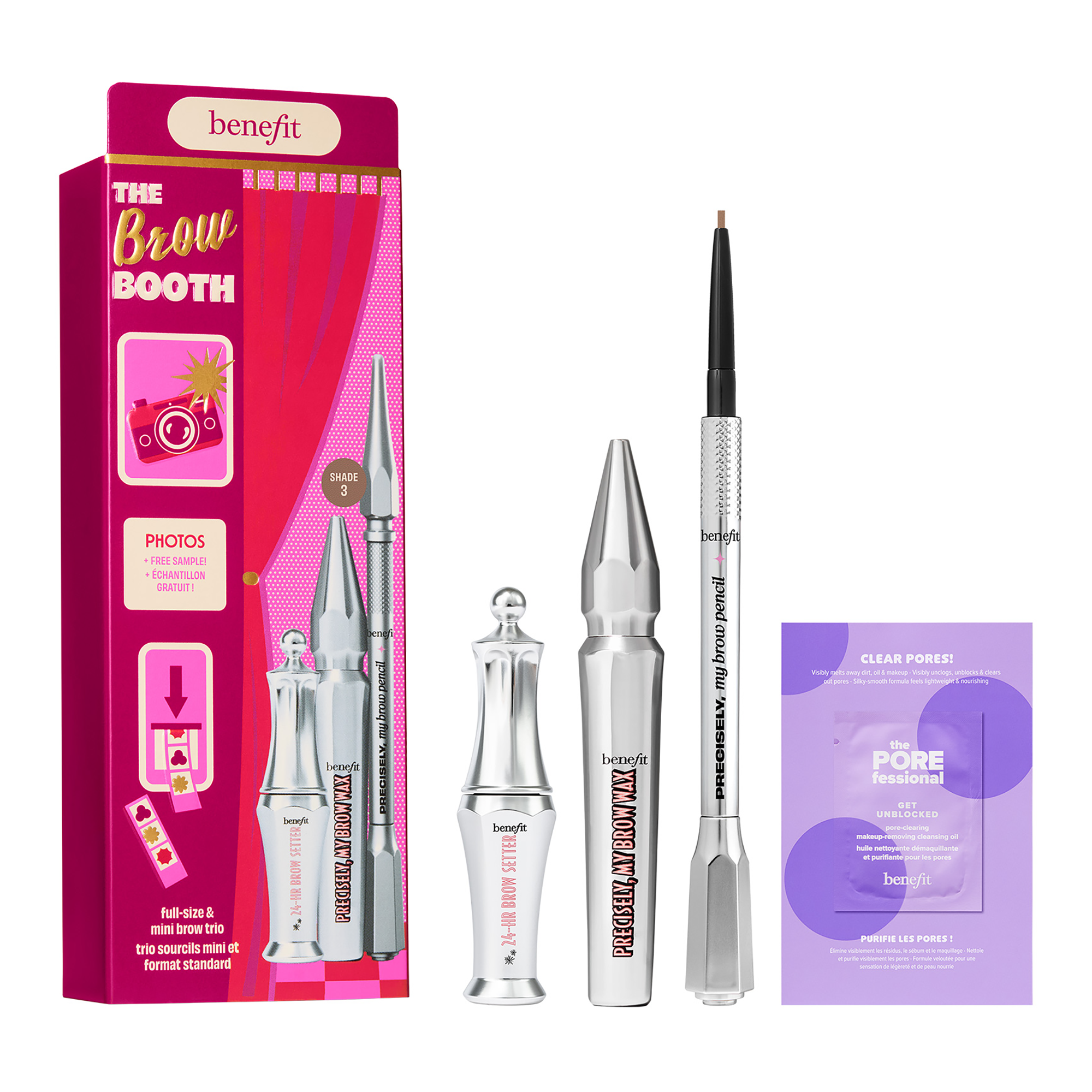 Benefit Cosmetics The Brow Booth Shade 3 Set