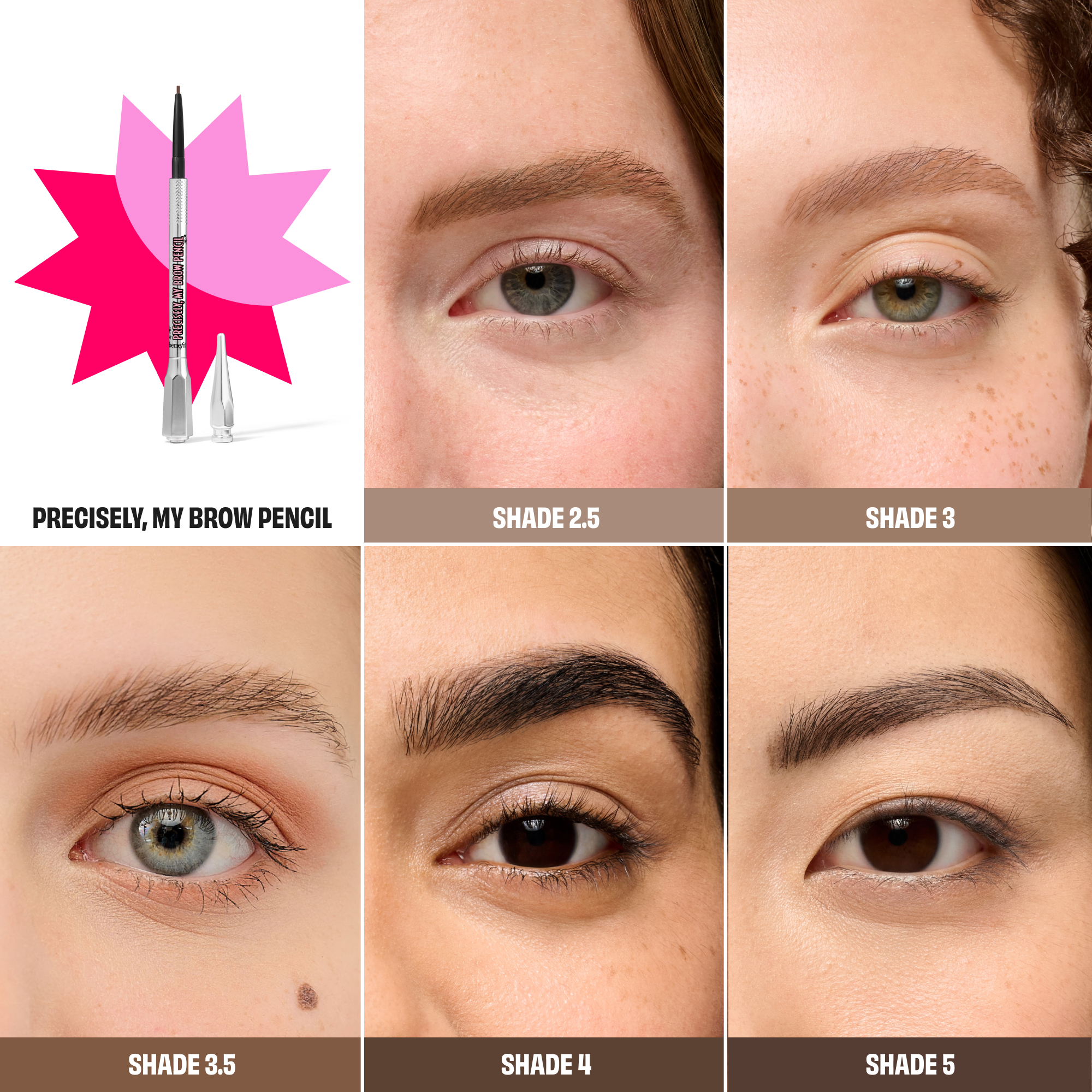 Benefit Cosmetics The Brow Booth Shade 3.5 Set