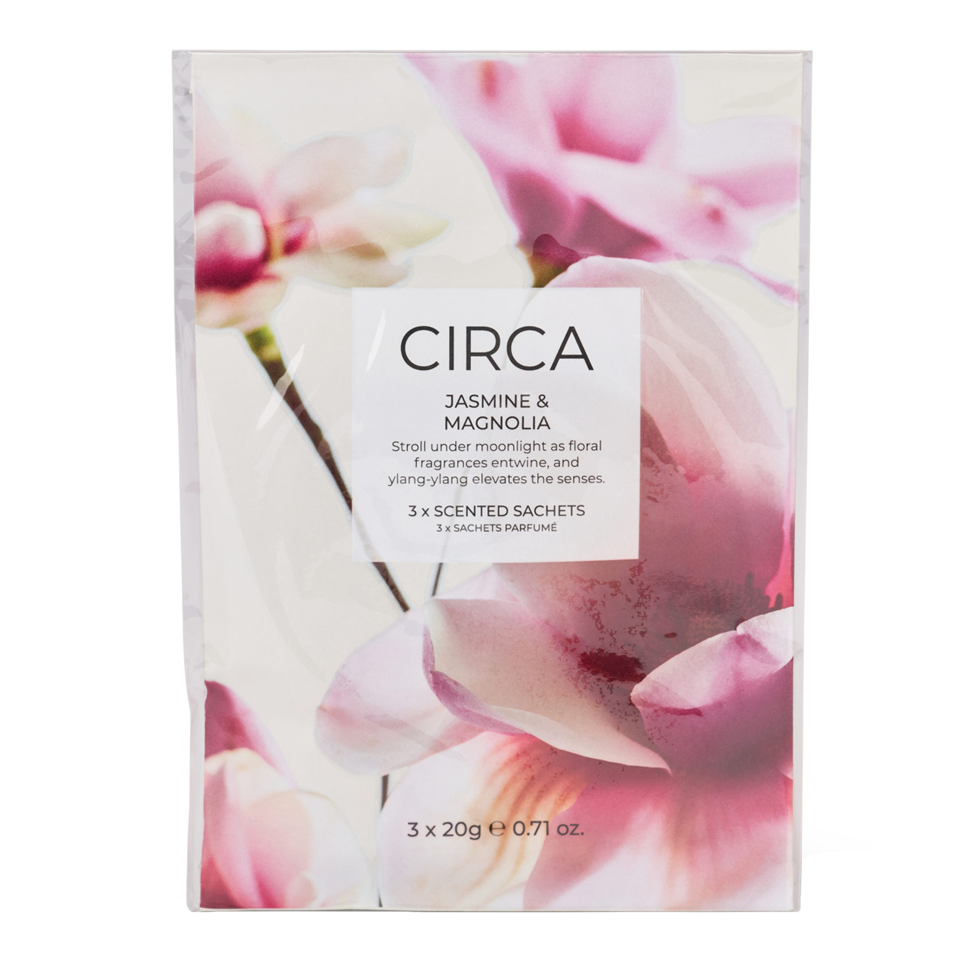 CIRCA Scented Sachet 3 x 20g - Jasmine & Magnolia