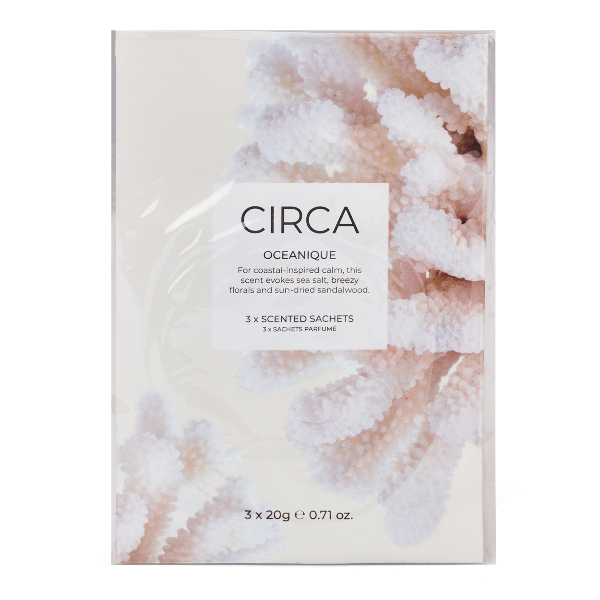 CIRCA Scented Sachet 3 x 20g - Oceanique