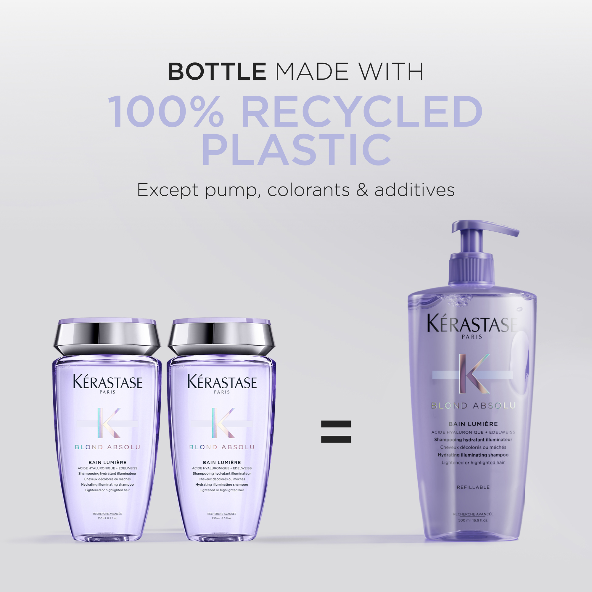 Kérastase Blond Absolu Bain Lumiére Shampoo For Lightened and Highlighted Hair 500ml