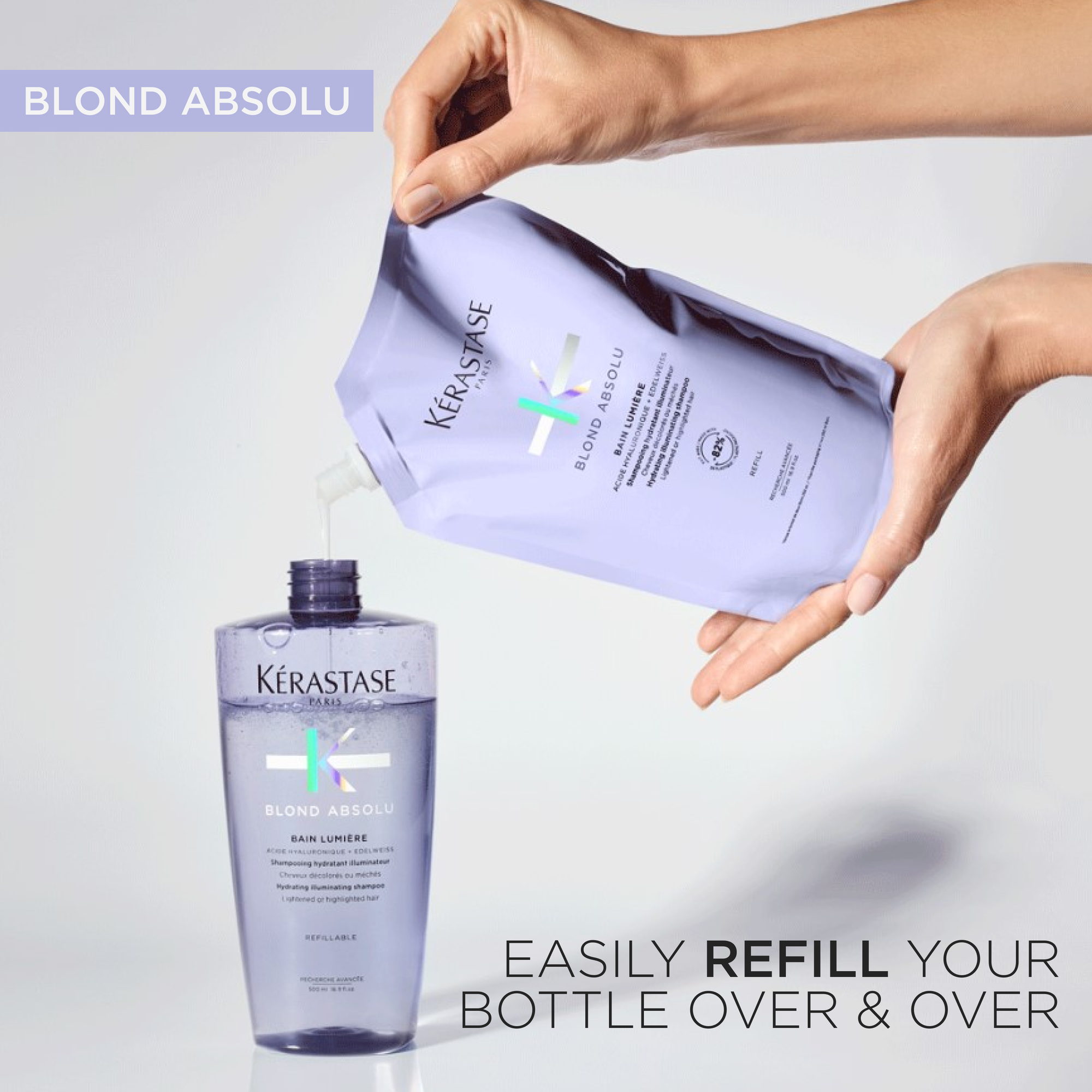 Kérastase Blond Absolu Bain Lumiére Shampoo For Lightened and Highlighted Hair 500ml