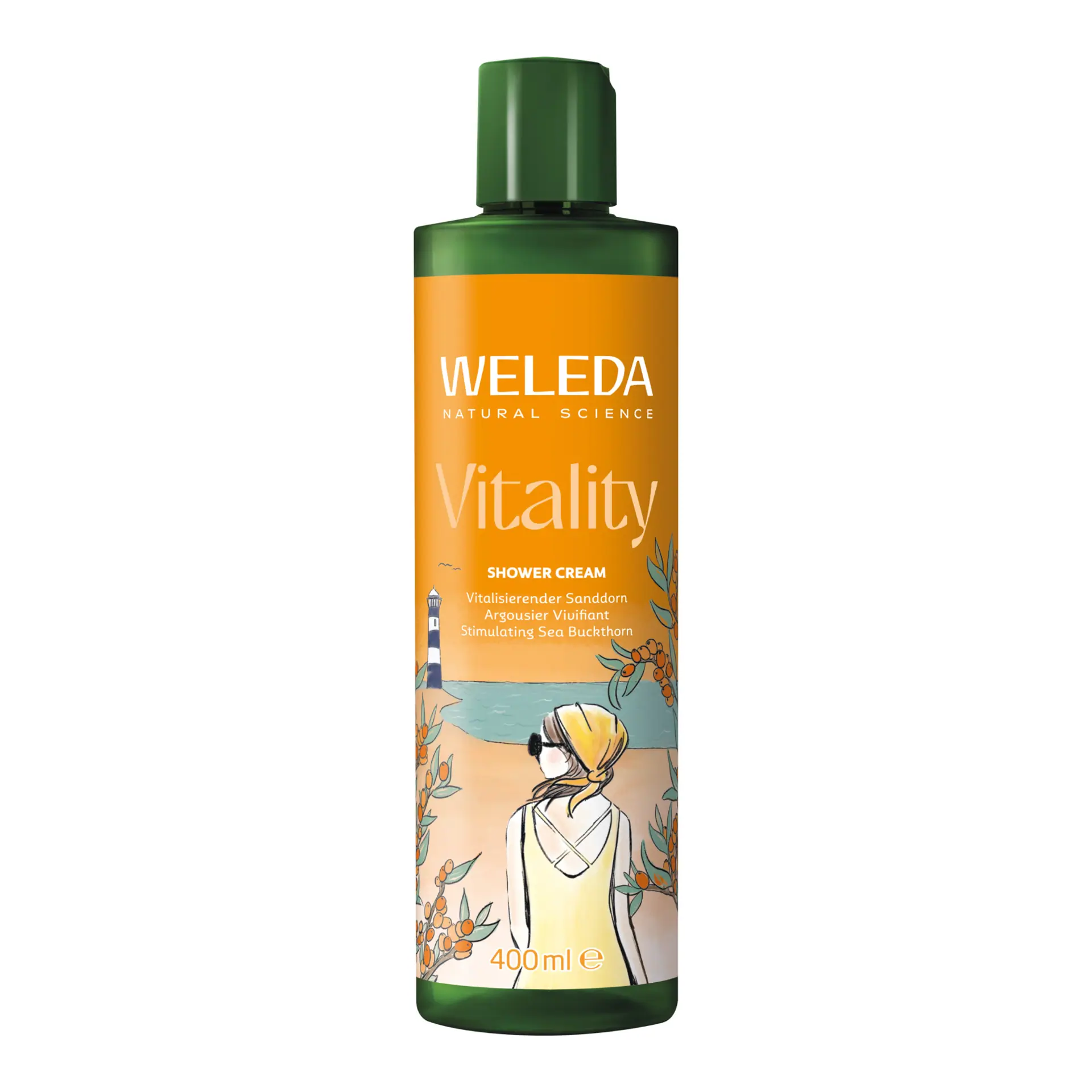 Weleda Vitality Shower Cream - Sea Buckthorn 400ml