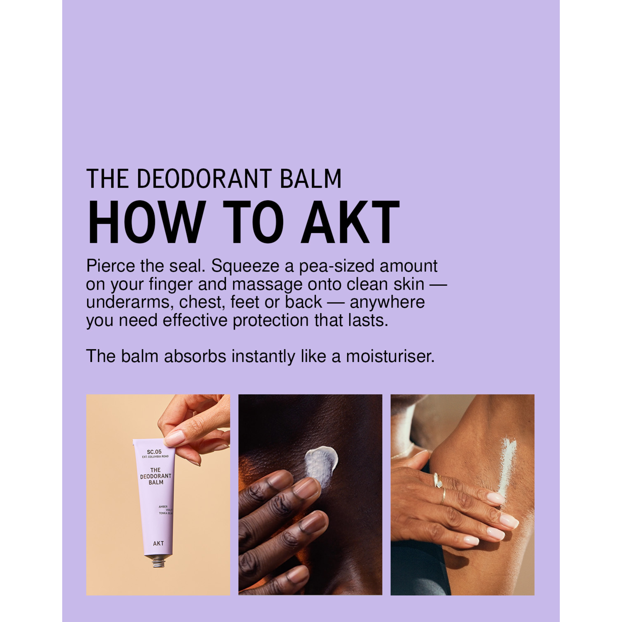 AKT London The Deodorant Balm - Columbia Road Sc.05 10ml