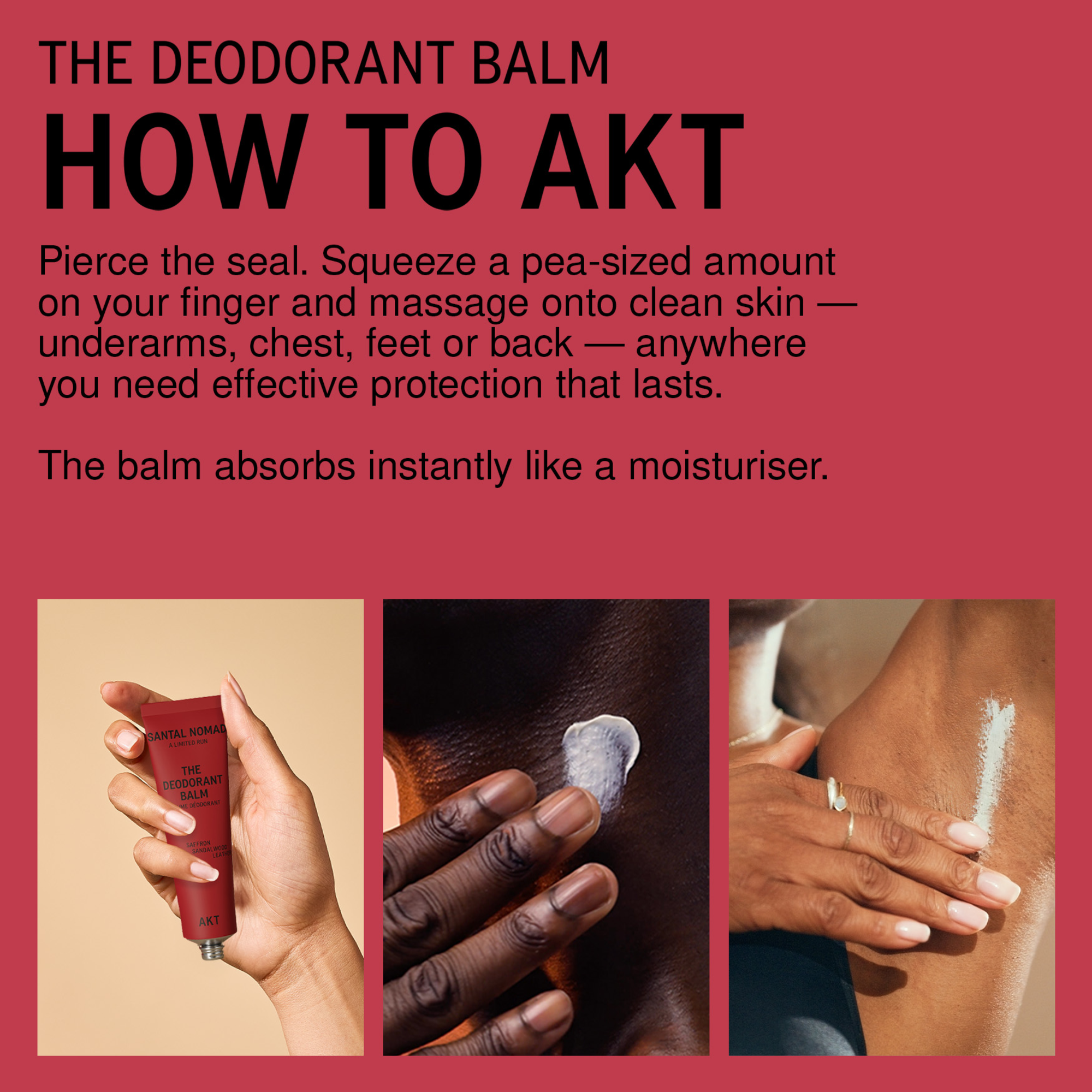 AKT London The Deodorant Balm - Santal Nomad