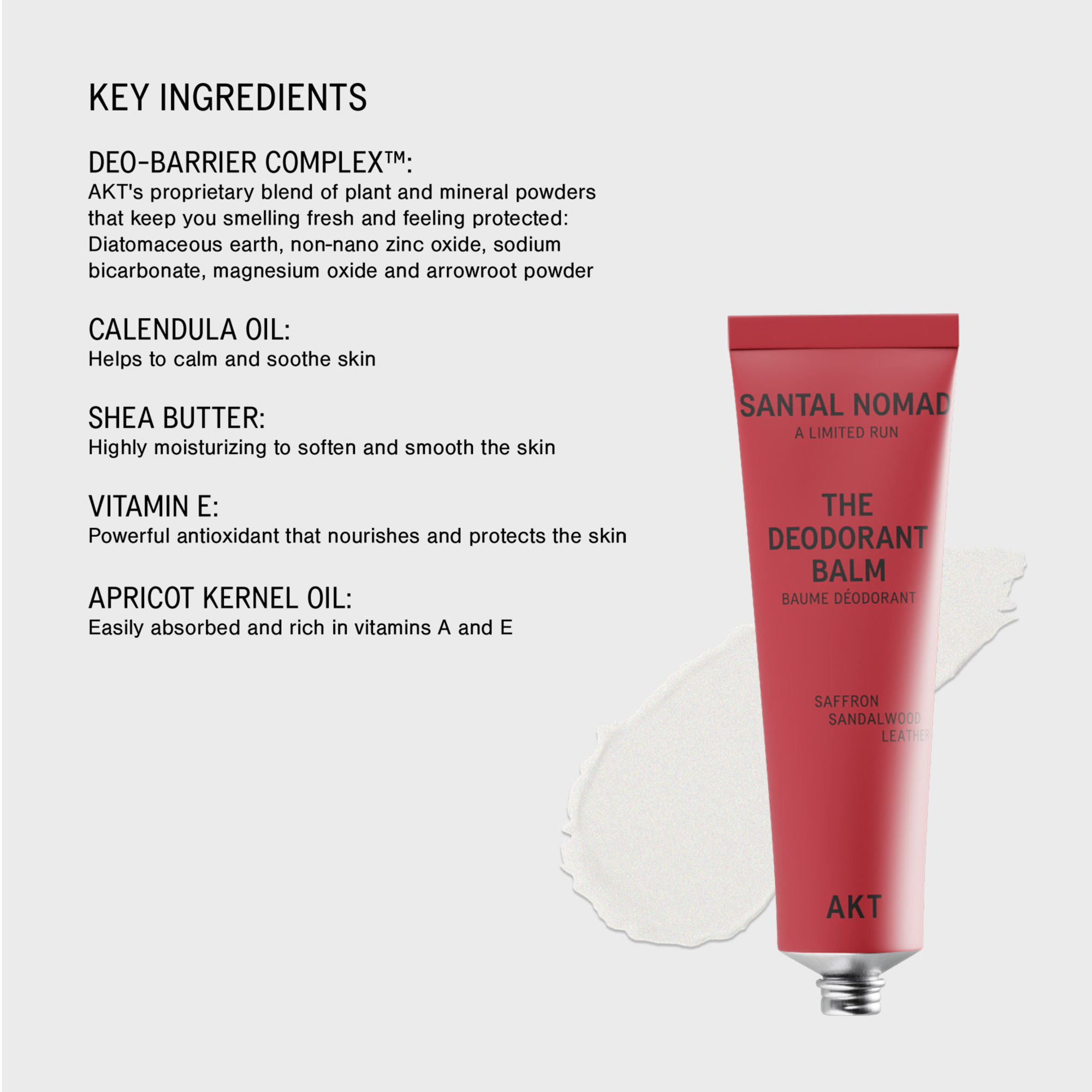 AKT London The Deodorant Balm - Santal Nomad
