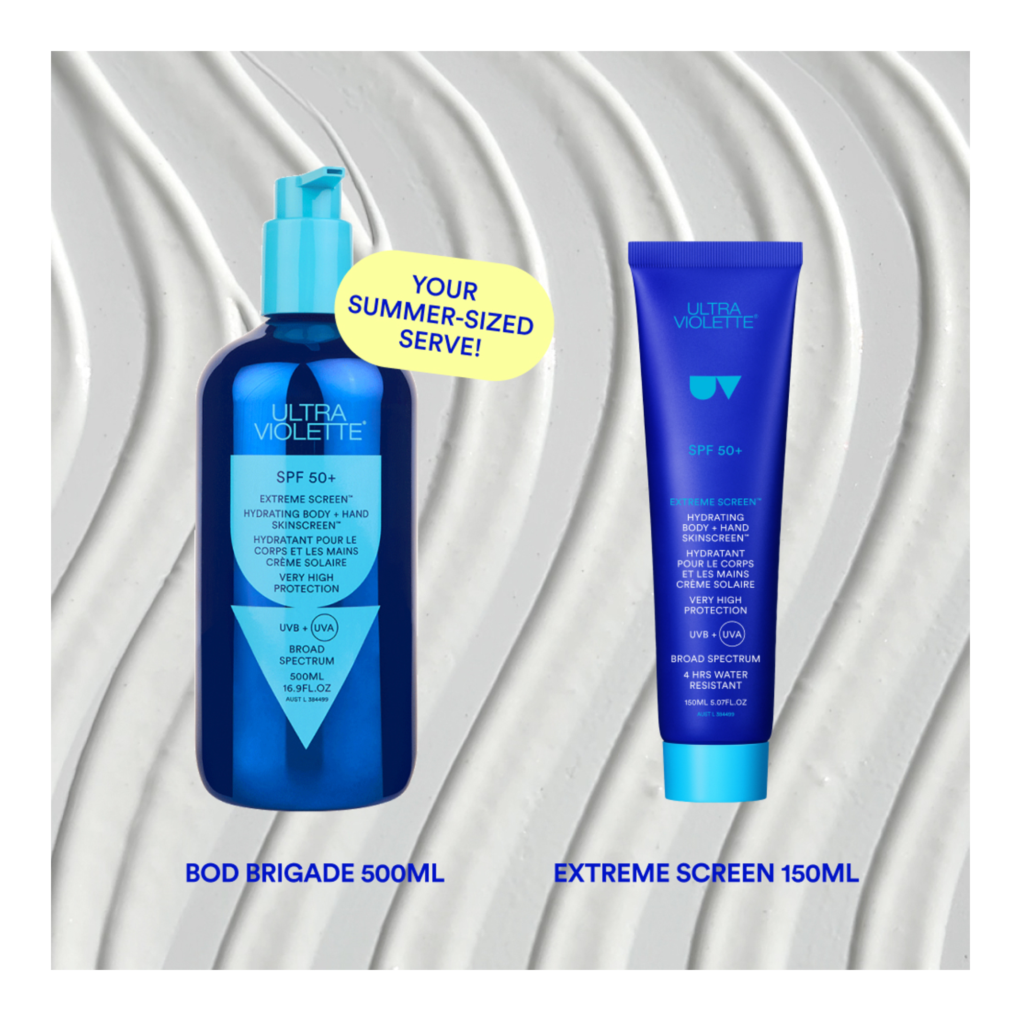Ultra Violette Bod Brigade Hand & Body SKINSCREEN 500ml