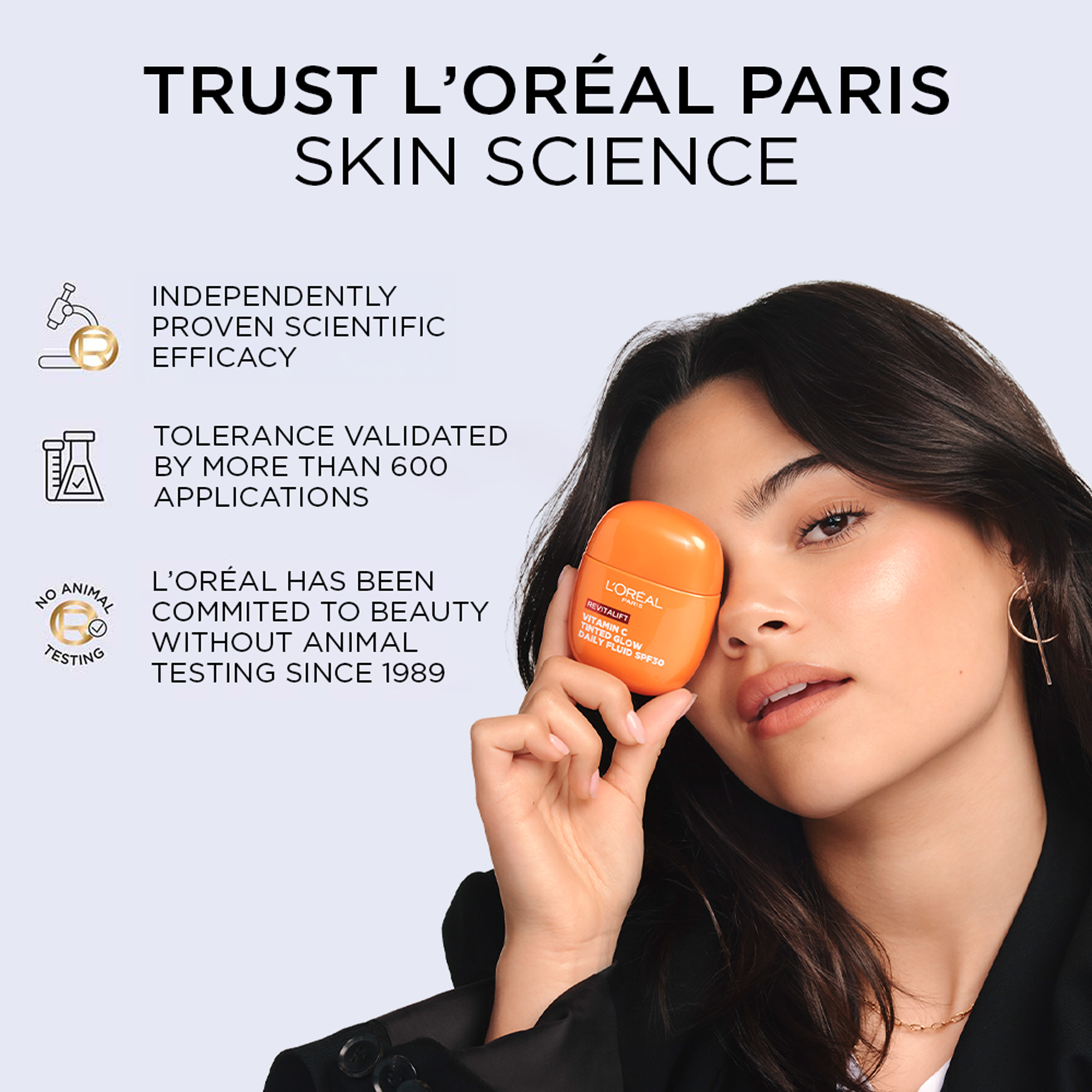 L'Oreal Paris Revitalift Vitamin C Tinted Glow Daily Fluid SPF30