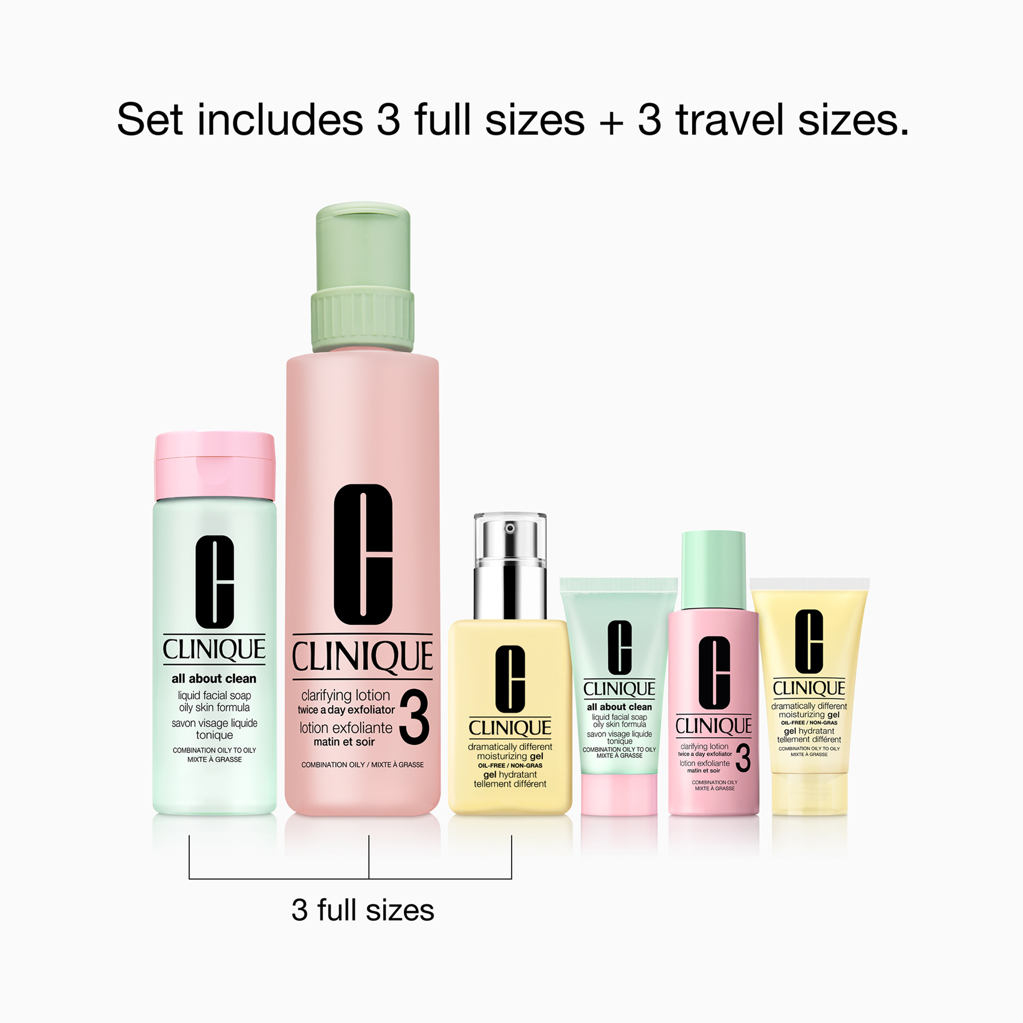 Clinique Great Skin Everywhere: For Combination Oily Set