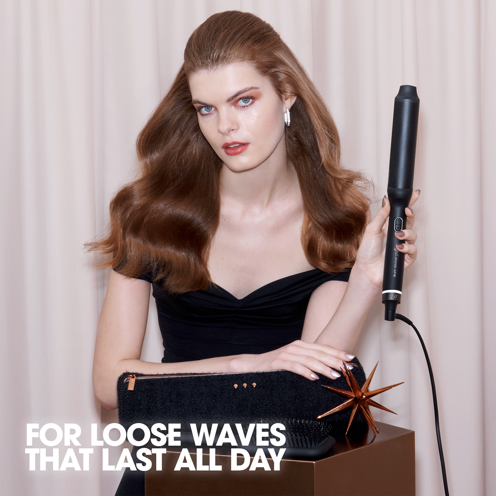 GHD Chronos Curve Max Wand Curler Gift Set