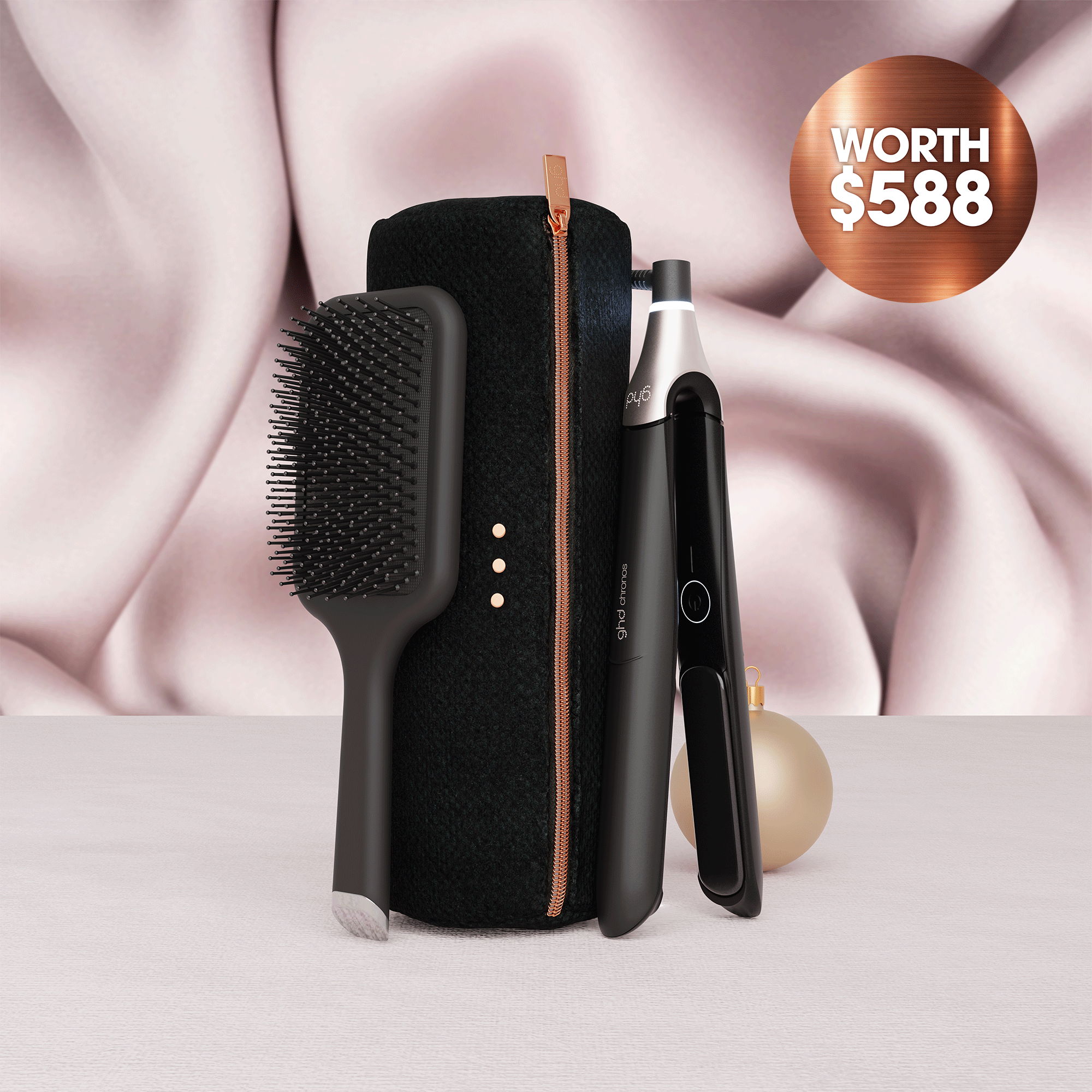 GHD Chronos Hair Straightener Gift Set