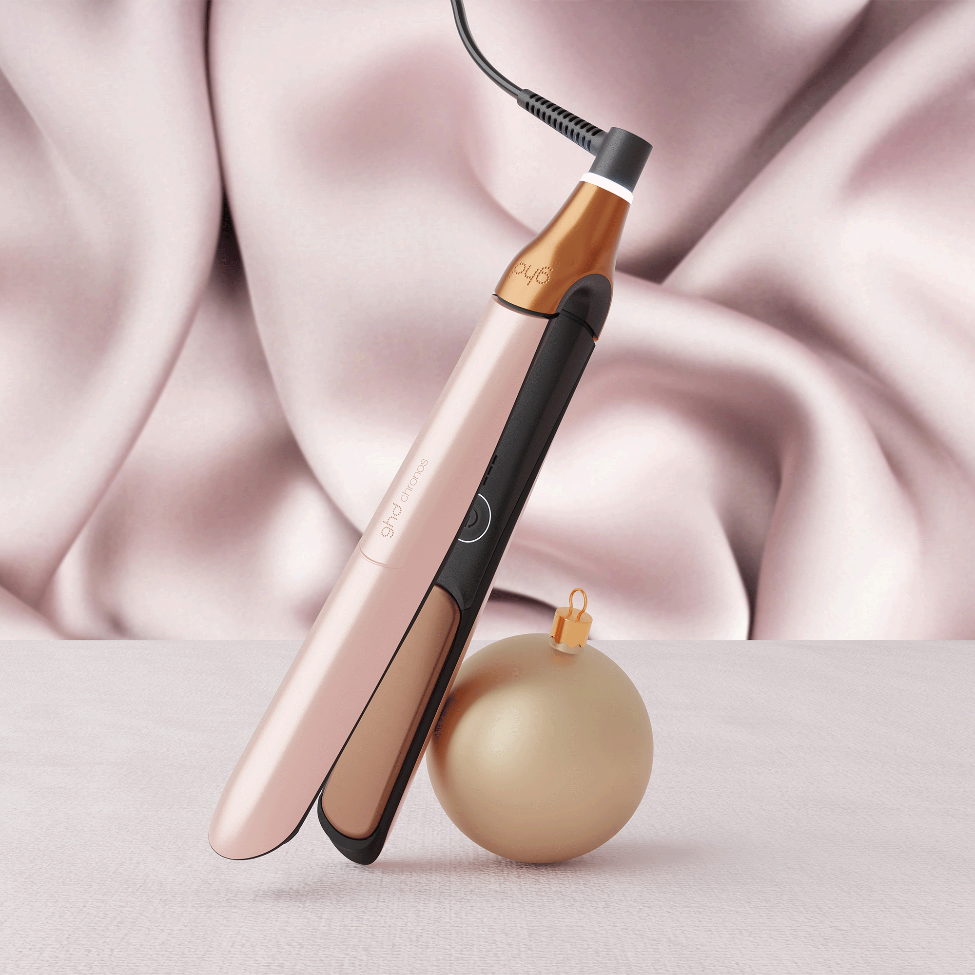 GHD Chronos Hair Straightener Gift Set in Cashmere Beige
