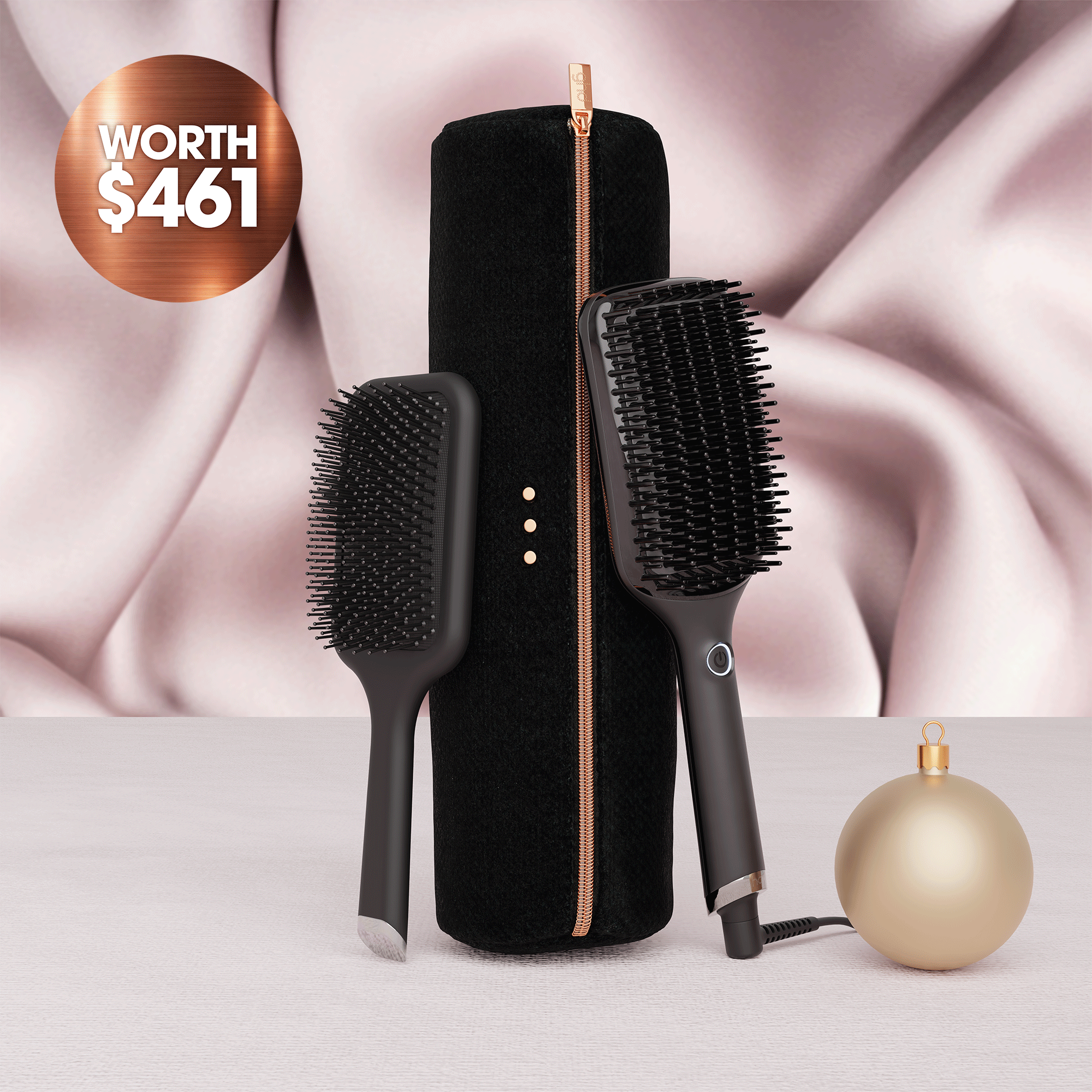 GHD Glide+ Max Hot Brush Gift Set