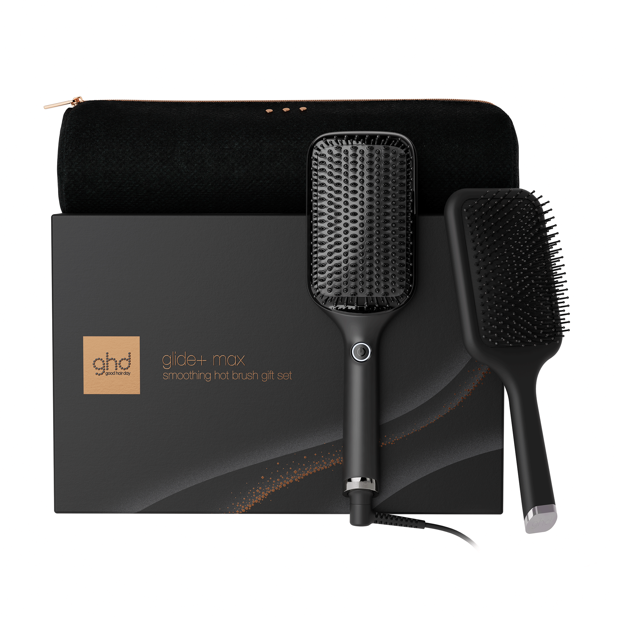 GHD Glide+ Max Hot Brush Gift Set