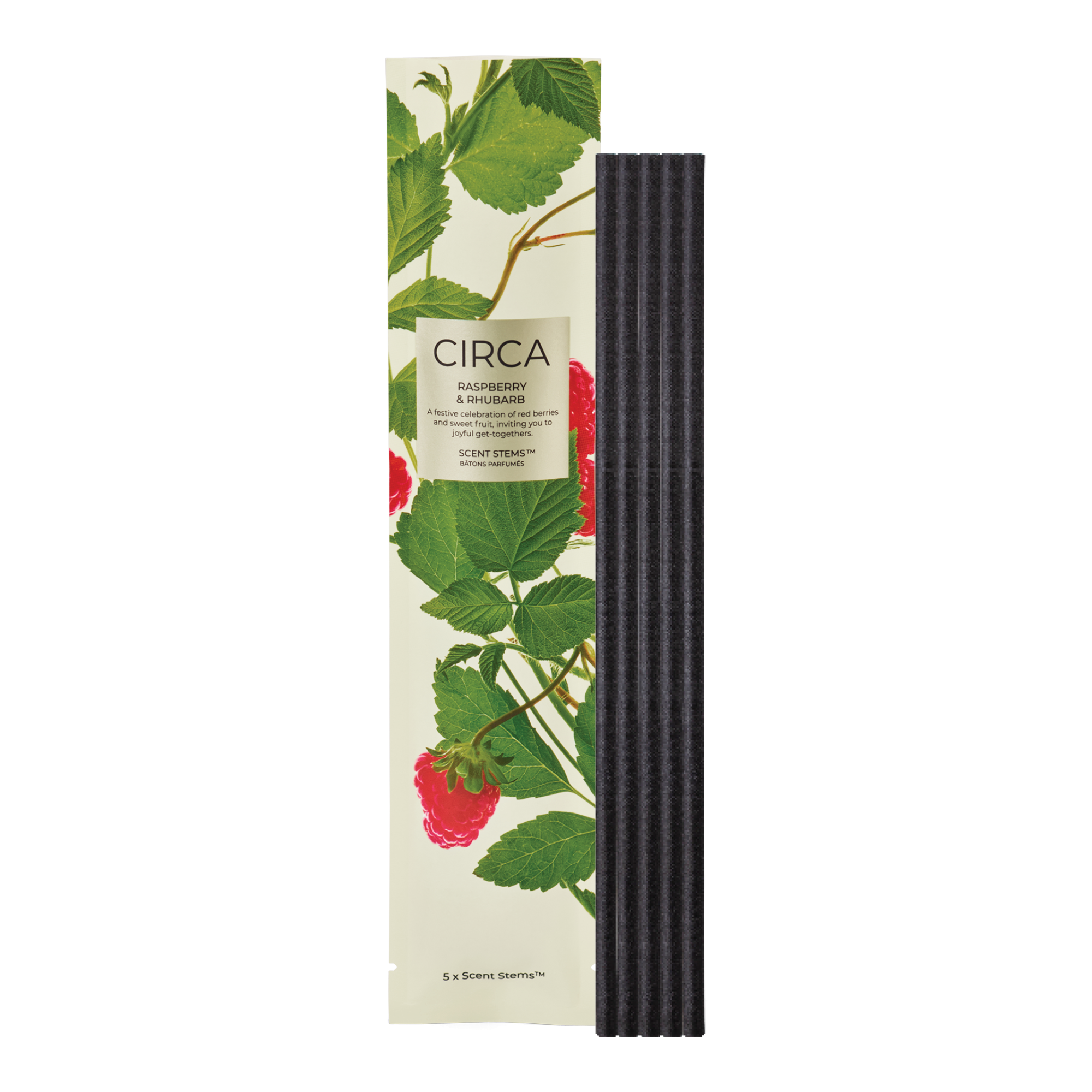 CIRCA Replacement Scent Stems - Christmas - RASPBERRY & RHUBARB - X26