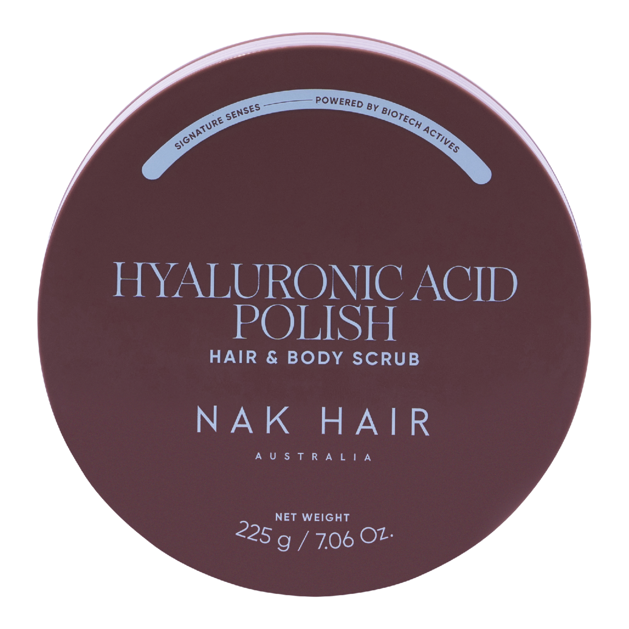 NAK Hyaluronic Acid Polish Hair & Body Scrub 225g