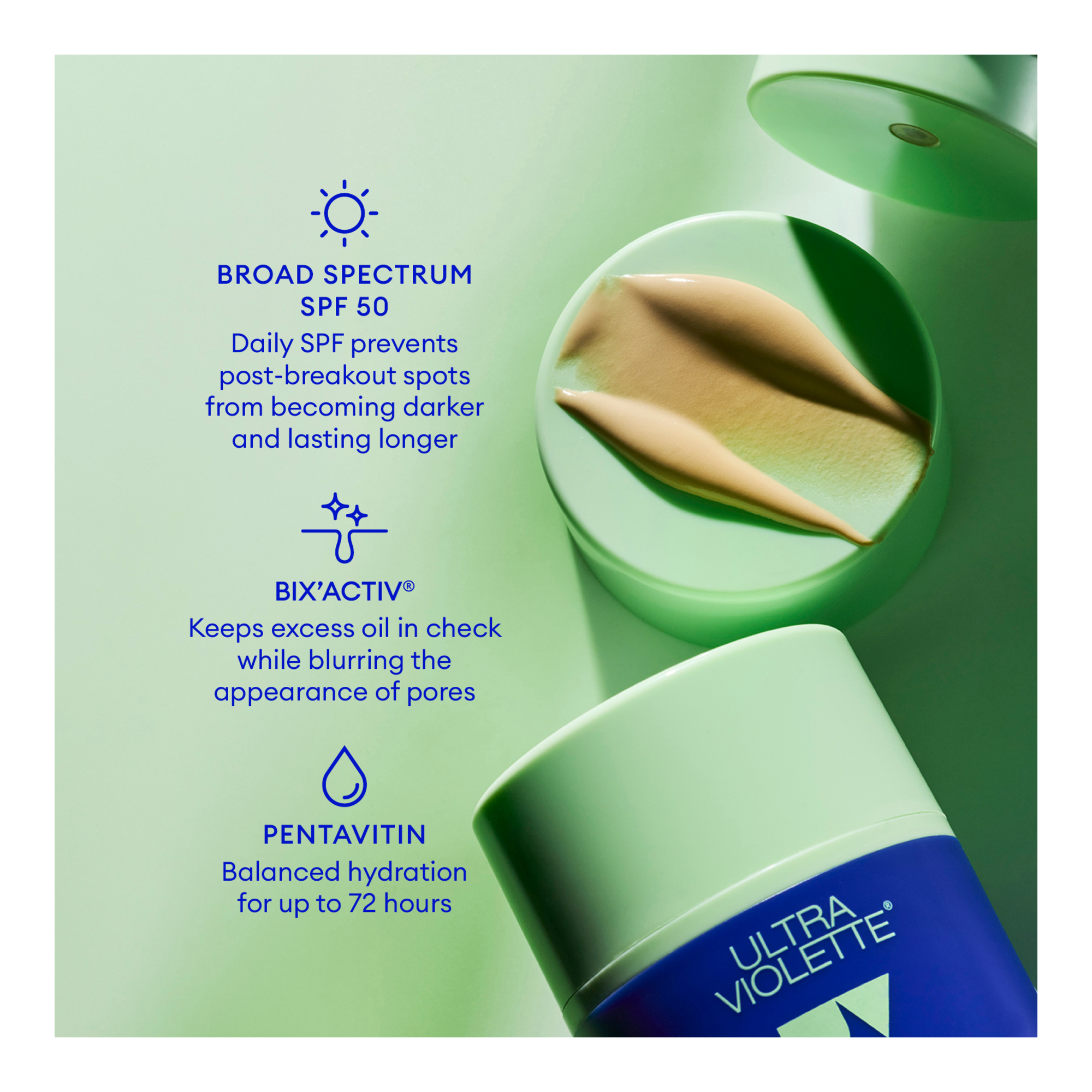 Ultra Violette Unblock Screen SPF 50 Breakout-Friendly SKINSCREEN 50ml