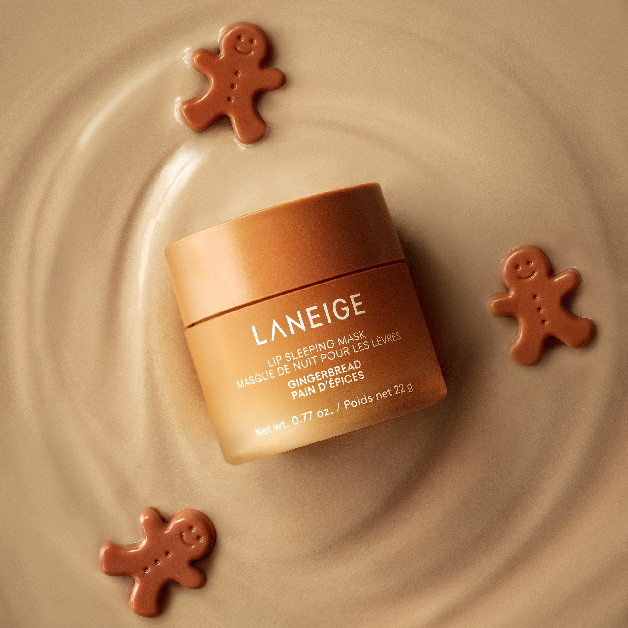 Laneige Lip Sleeping Mask Topping Pie Edition Ginger Bread Man