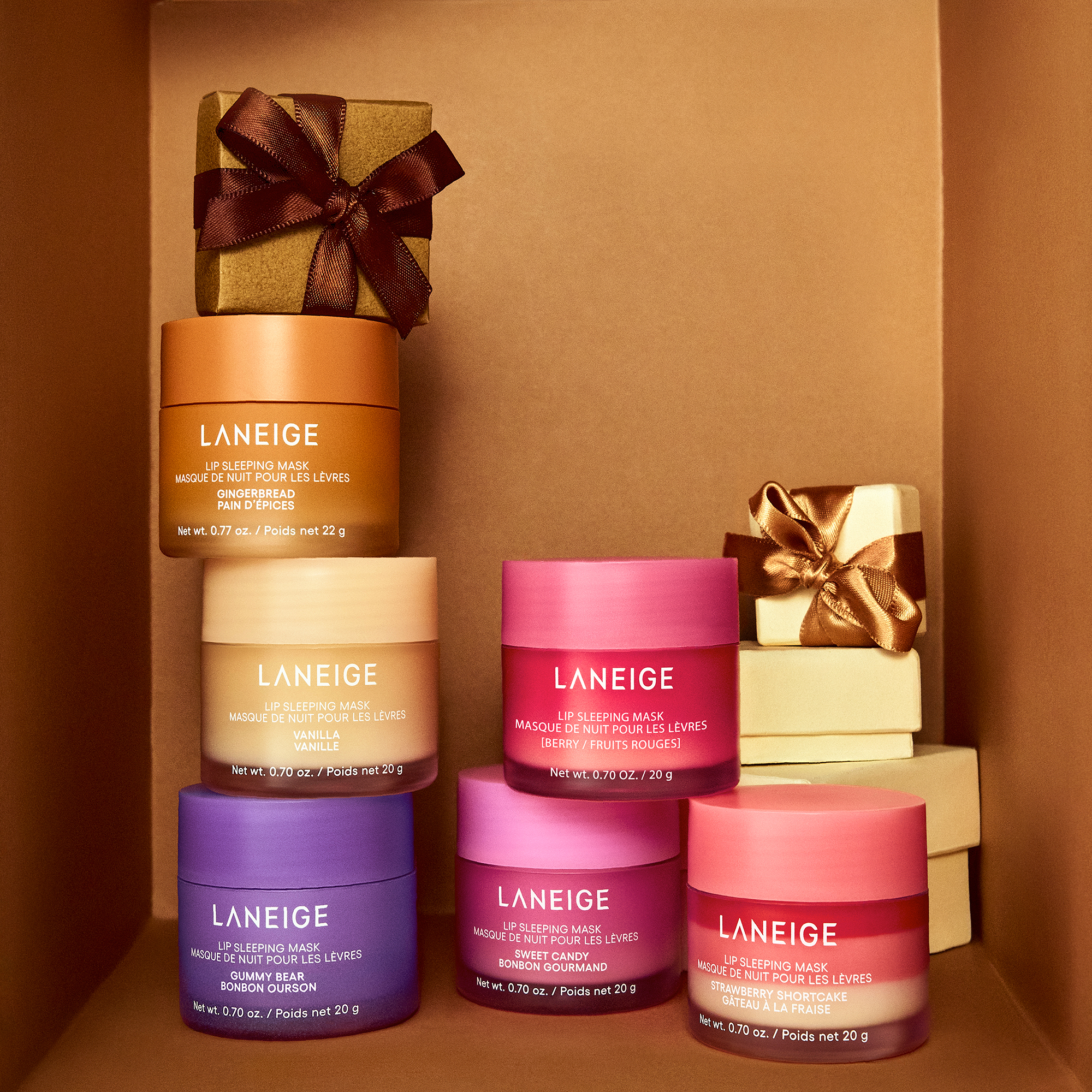 Laneige Lip Sleeping Mask Topping Pie Edition Ginger Bread Man